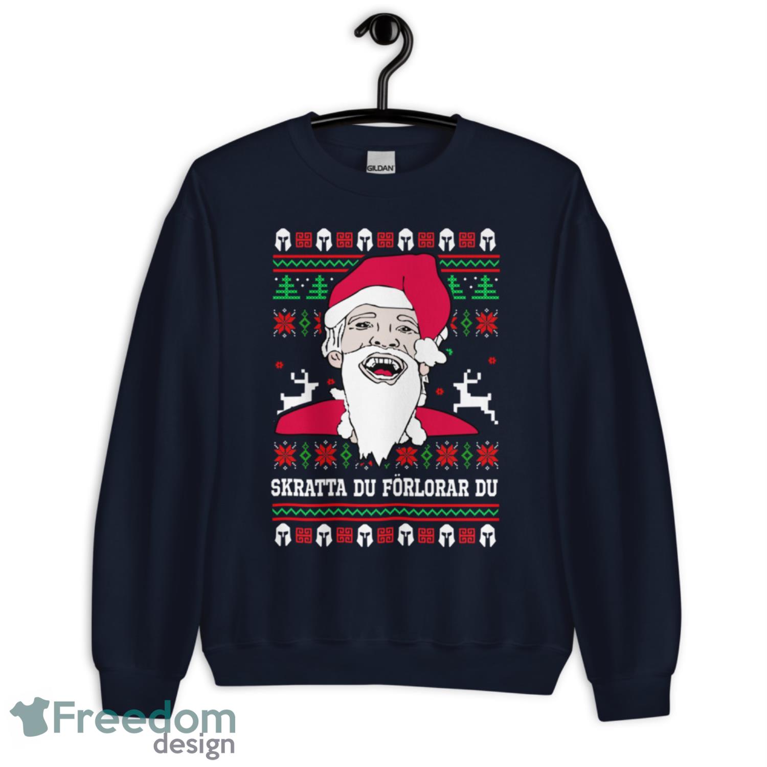 PewDiePie Christmas Shirt - G185 Unisex Heavy Blend Crewneck Sweatshirt-1