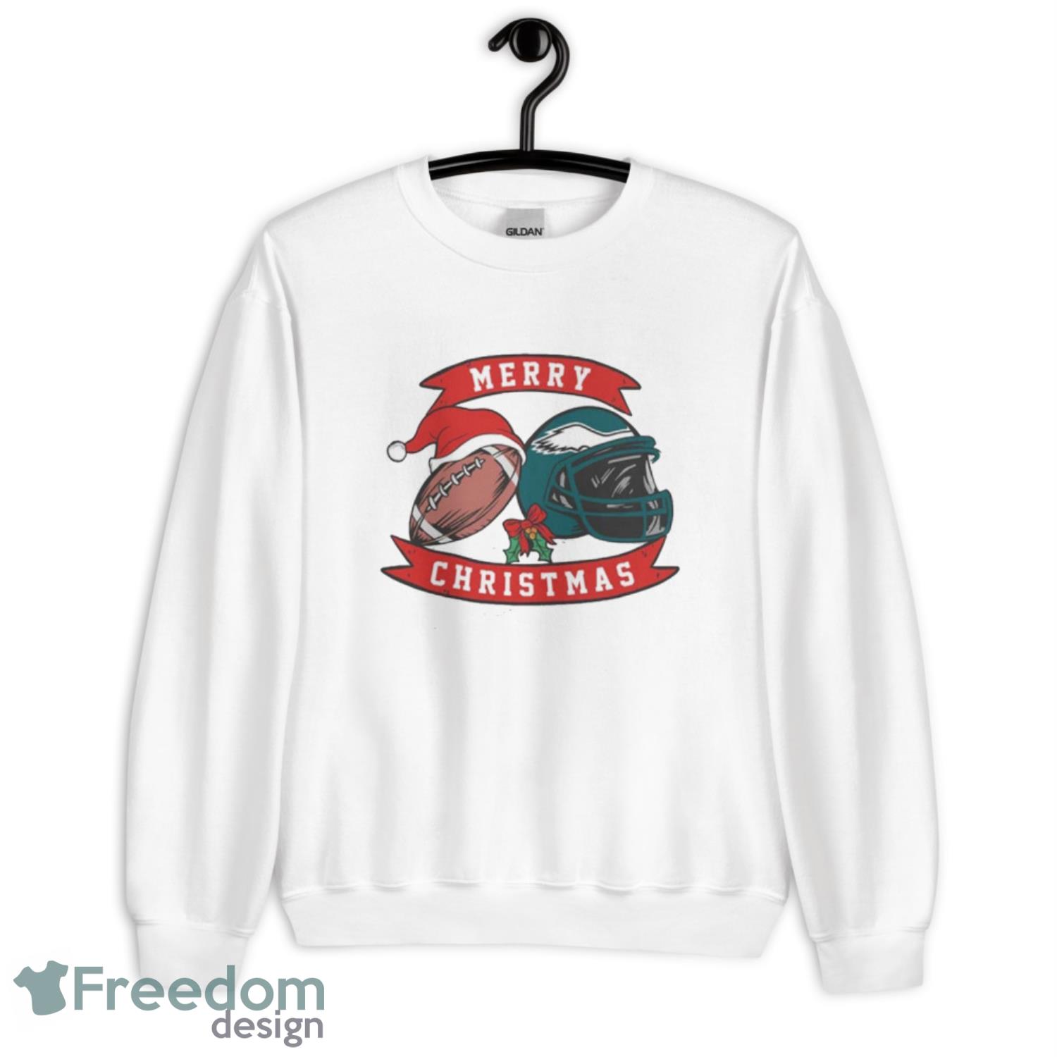 Philadelphia Eagle Football Christmas Sweatshirt - G185 Unisex Heavy Blend Crewneck Sweatshirt