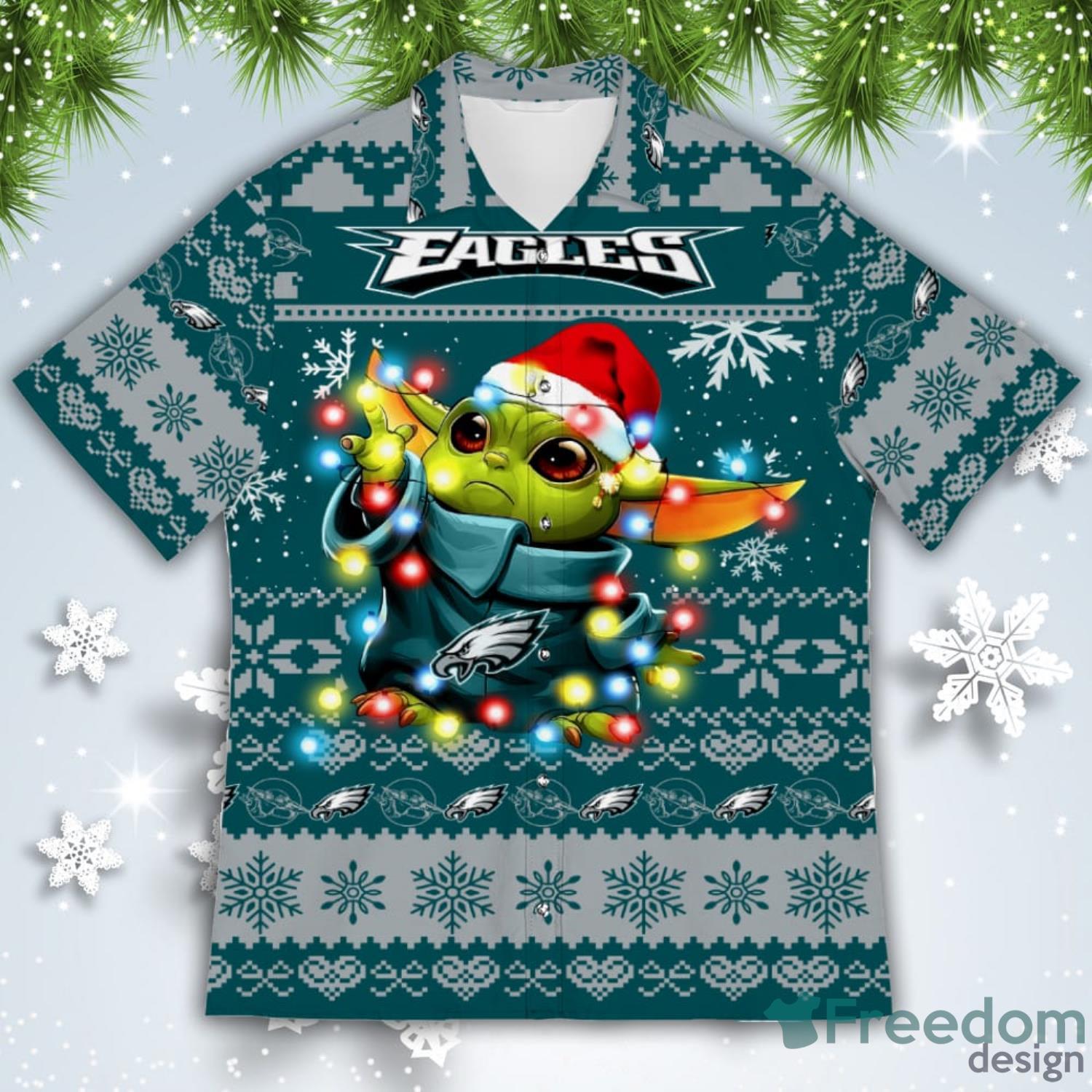 Eagles Nfl Baby Yoda Star Wars Hawaiian Shirt - Best Seller Shirts Design  In Usa