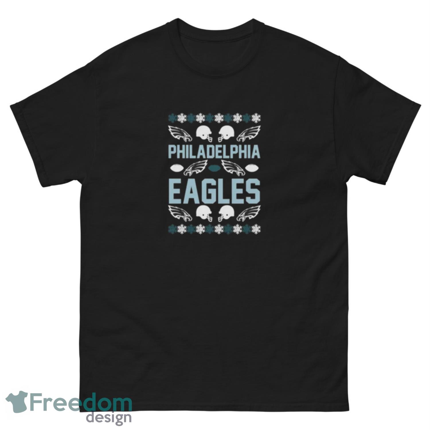 Philadelphia Eagles Snowflake Pattern Christmas Cute Shirt