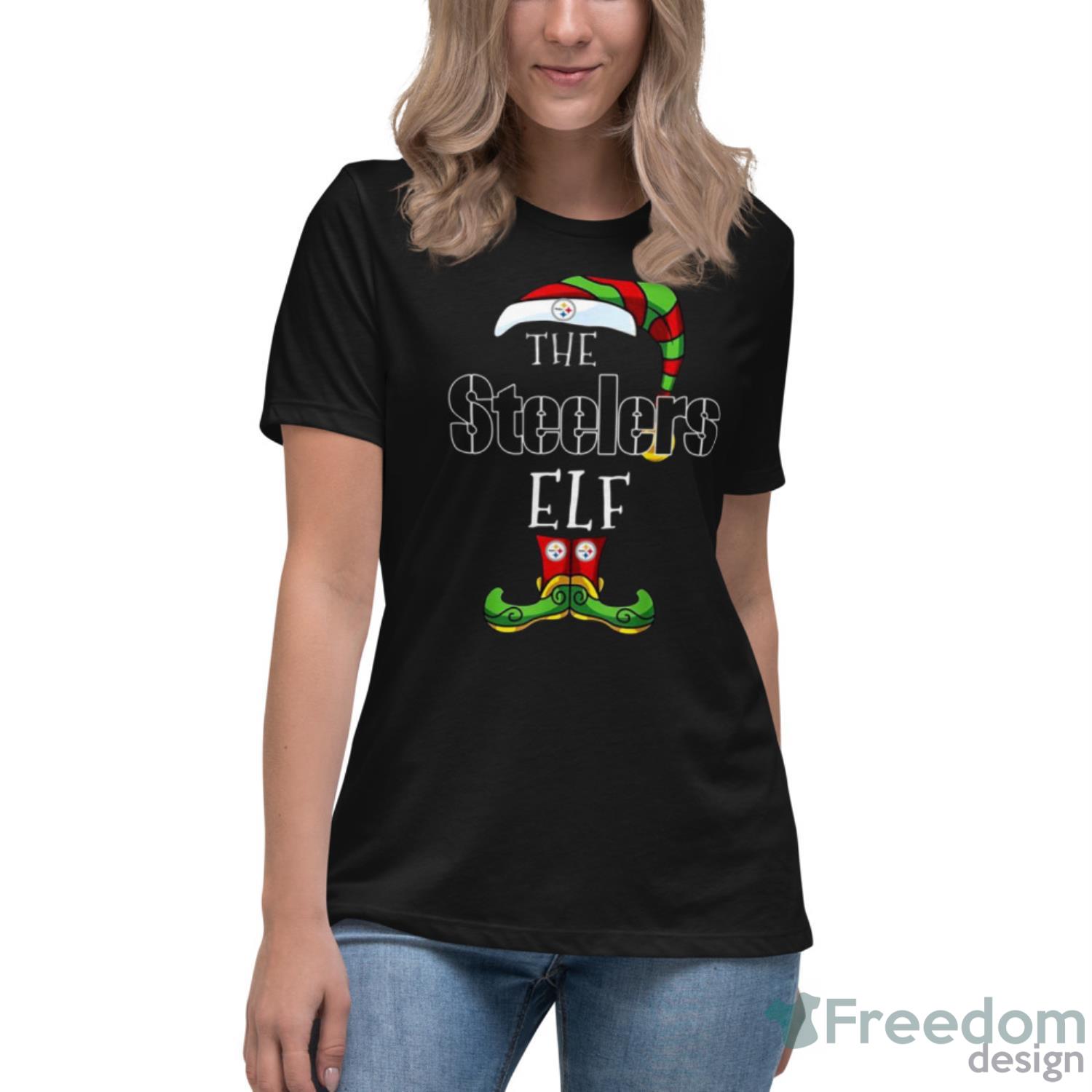 Pittsburgh Pirates Christmas ELF Funny MLB Women's V-Neck T-Shirt