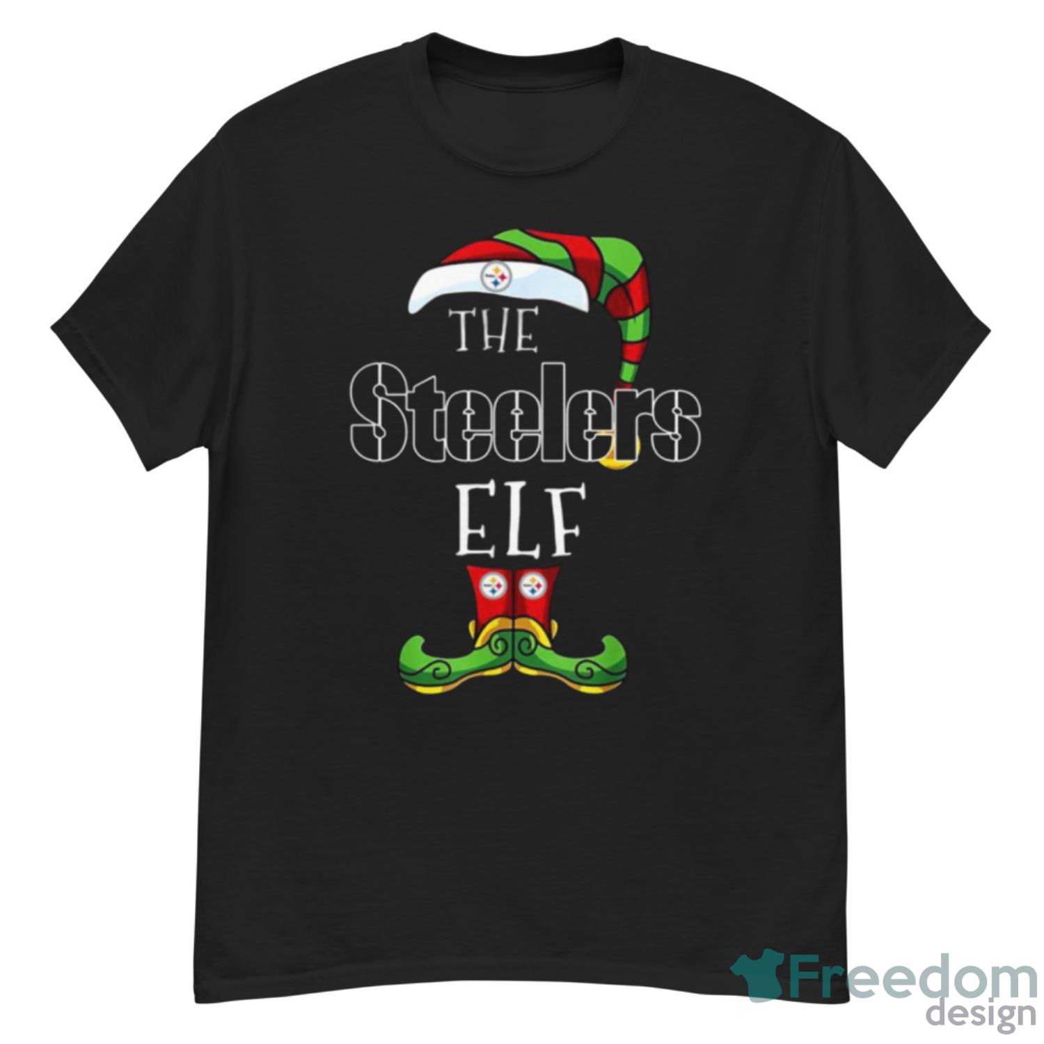 Pittsburgh Steelers Christmas Elf Funny Nfl Shirt - Freedomdesign