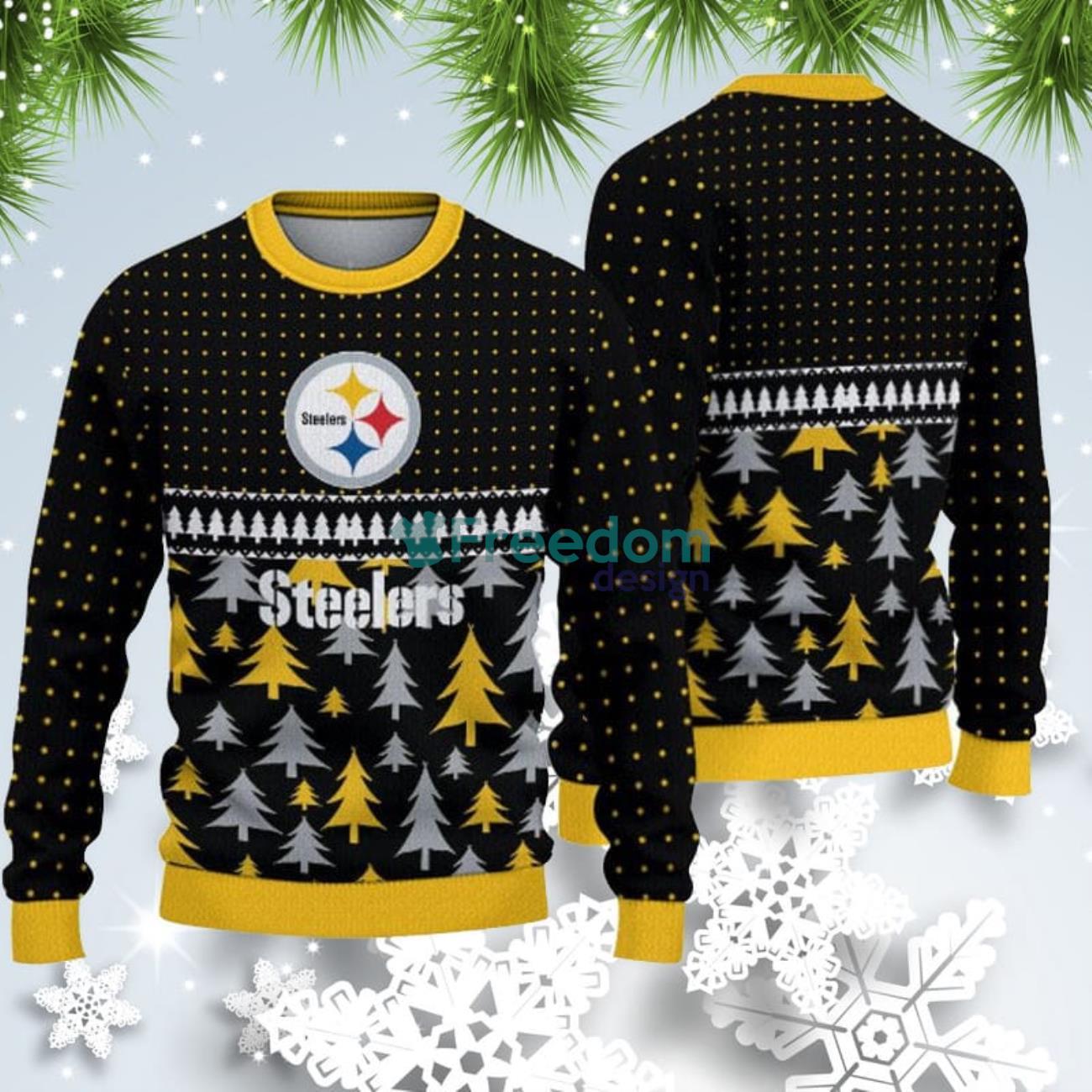 Los Angeles Rams Christmas Tree Pattern Ugly Christmas Sweater -  Freedomdesign