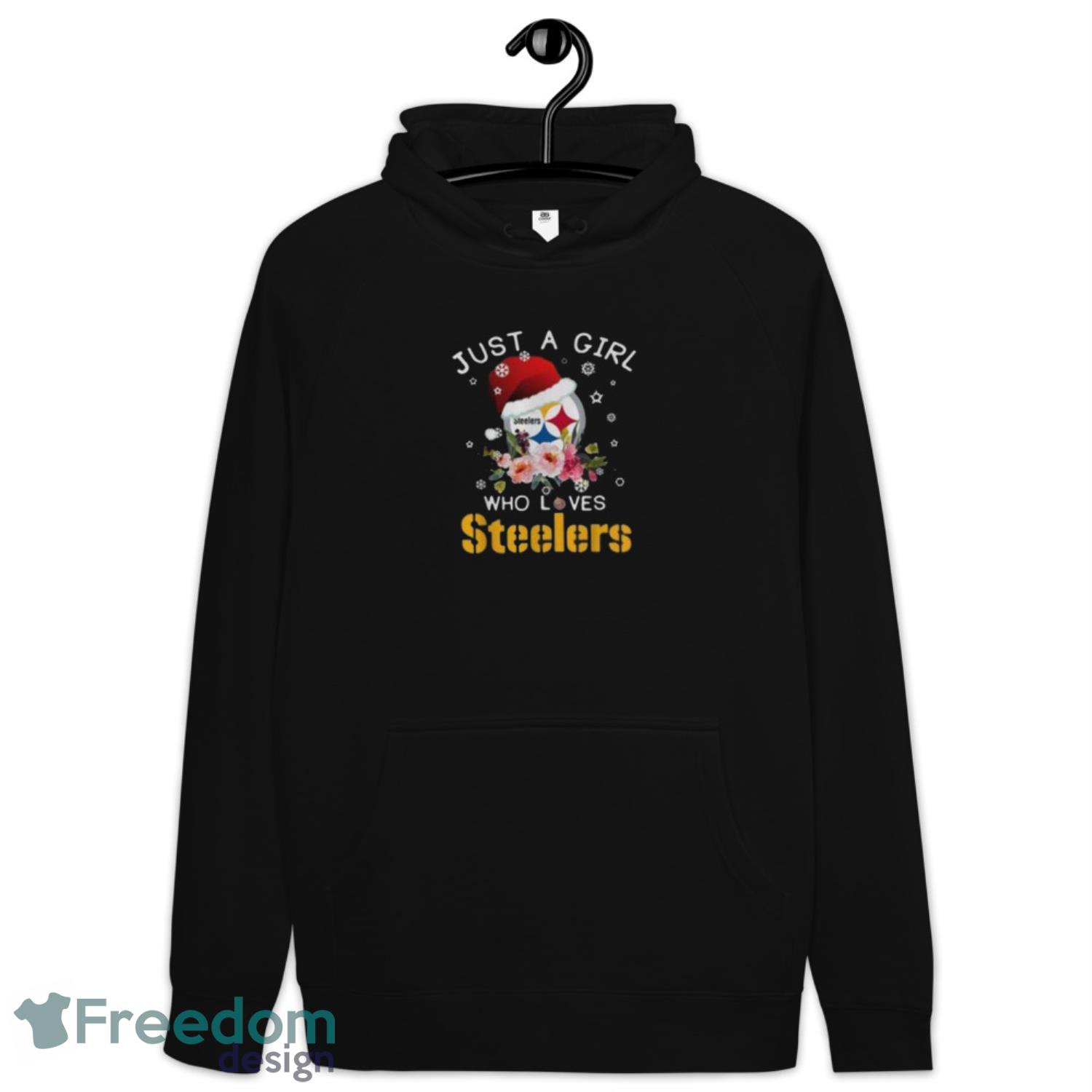 Pittsburgh Steelers Hot Christmas Just A Girl Who Loves Pittsburgh Steelers Shirt