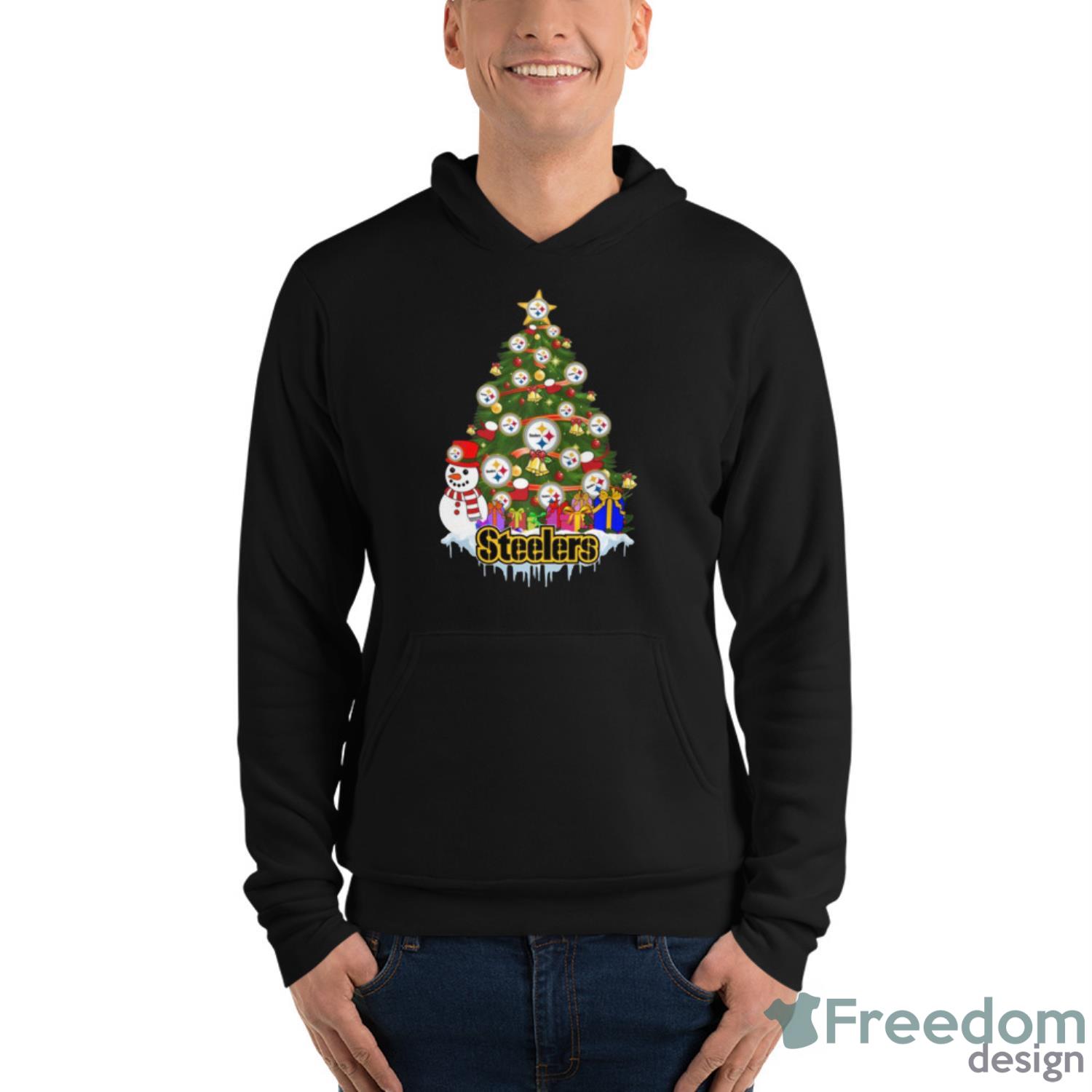 Pittsburgh Steelers NFL Christmas Tree Merry Christmas Shirt - Freedomdesign