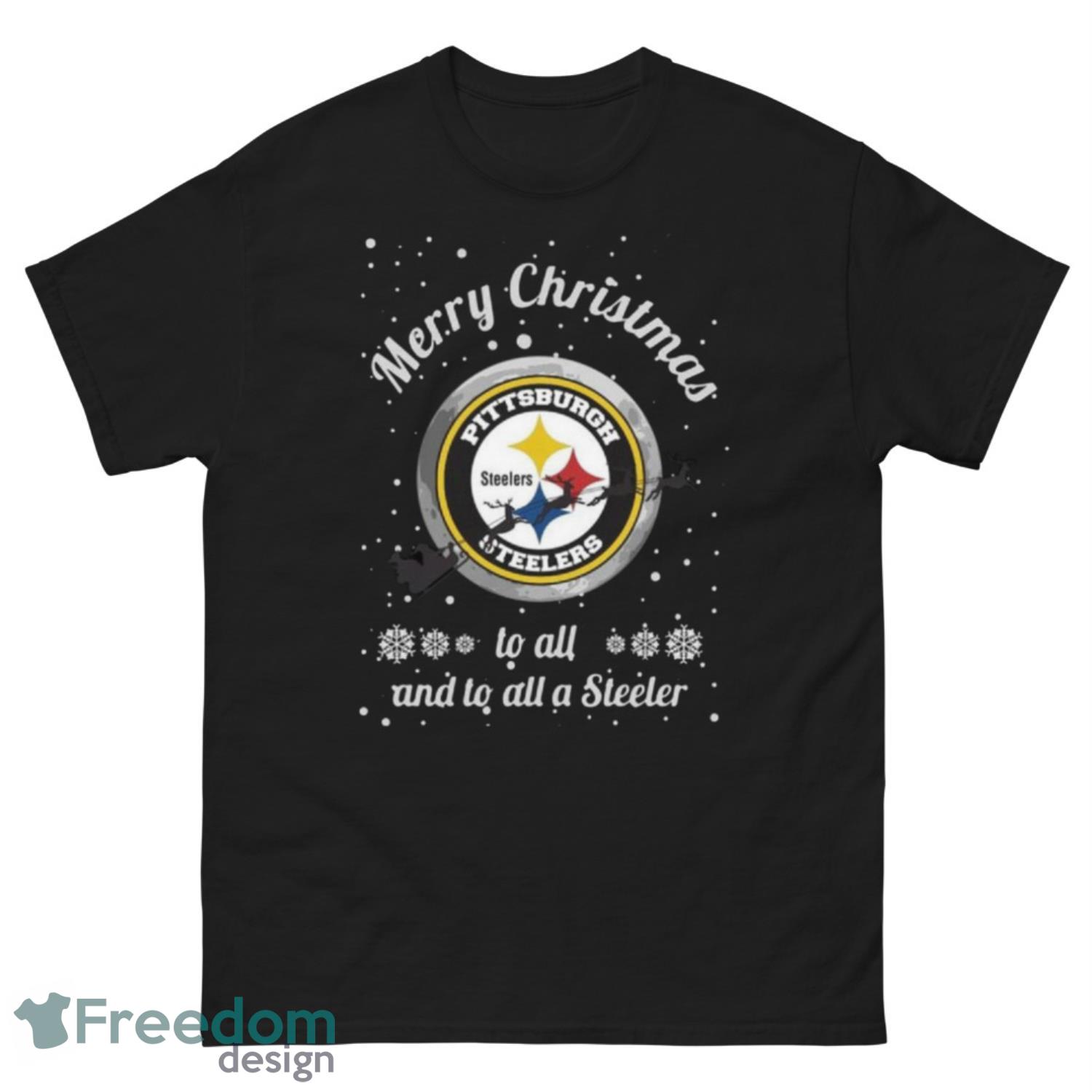 Pittsburgh Steelers Merry Christmas To All Snowflakes Shirt
