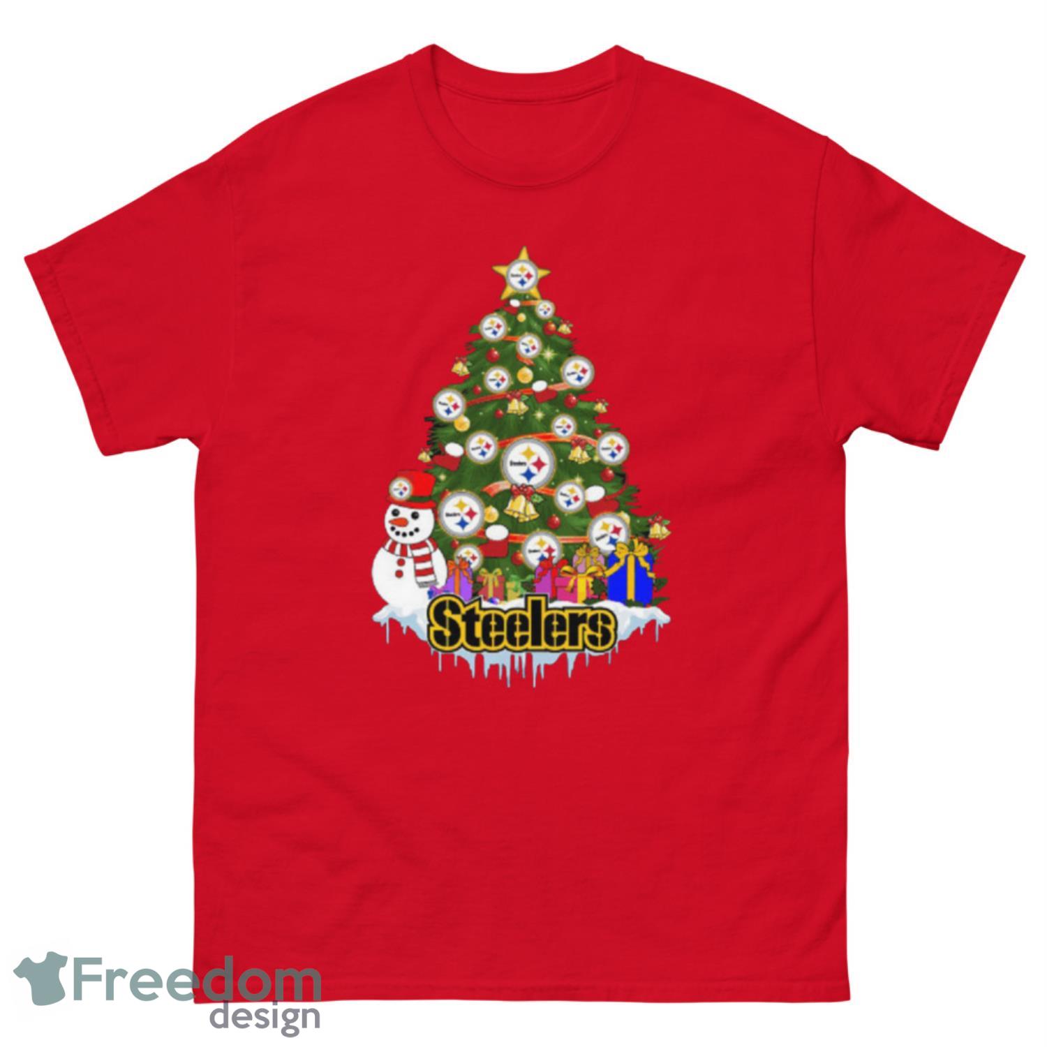 Pittsburgh Steelers NFL Christmas Tree Merry Christmas Shirt