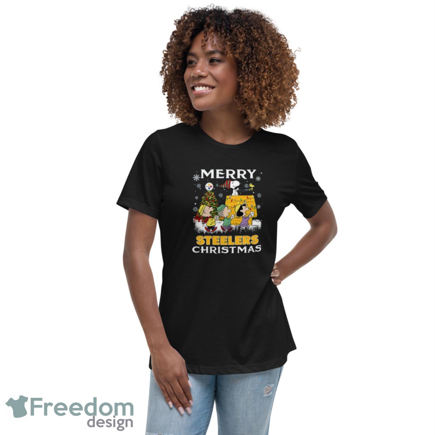 Pittsburgh Steelers Snoopy Merry Christmas Shirt
