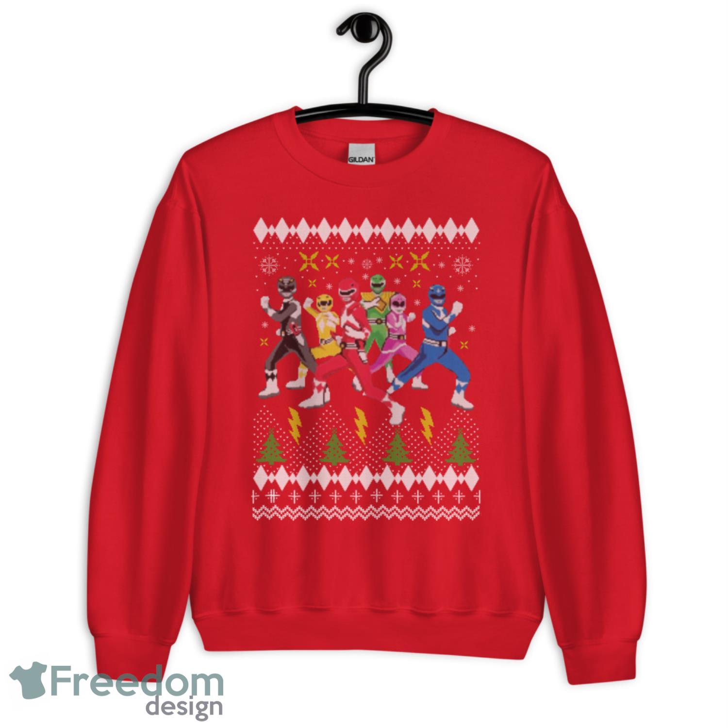 Power Rangers Ugly Christmas Sweater Product Photo 2