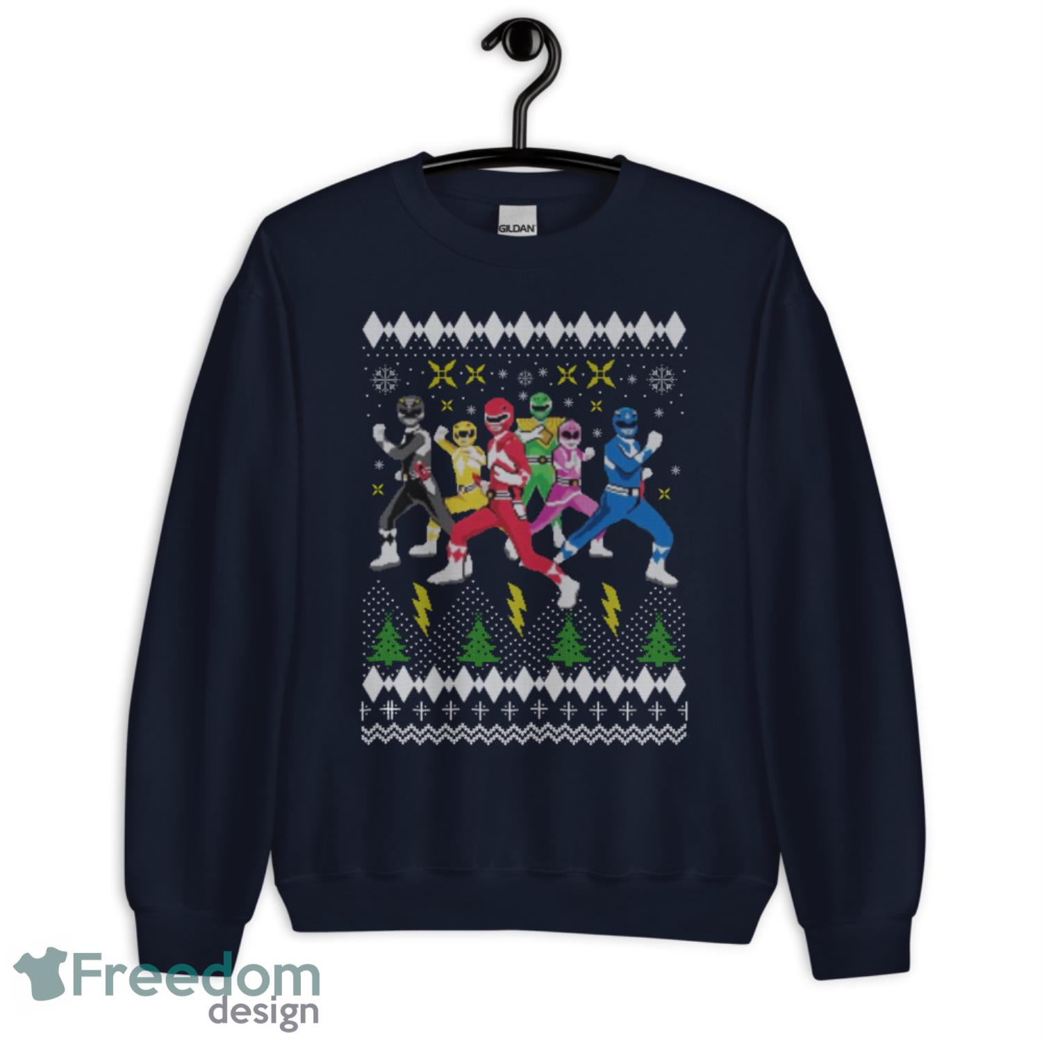 Power Rangers Ugly Christmas Sweater Product Photo 1