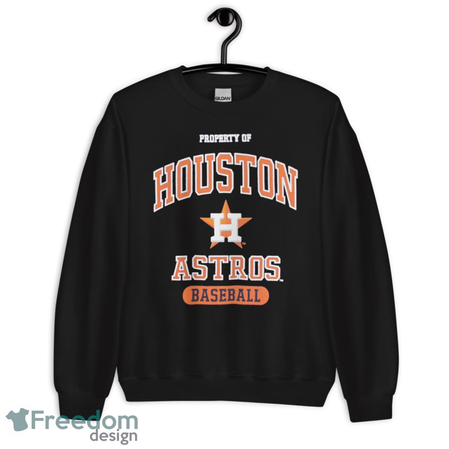 Property Of Houston Astros Baseball T-Shirt Gift For Fans - G185 Unisex Heavy Blend Crewneck Sweatshirt