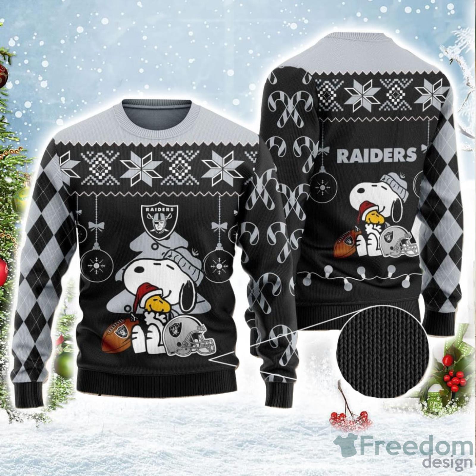 Raiders Ugly Sweater NFL Oakland Raiders Ugly Christmas Sweater -  Freedomdesign