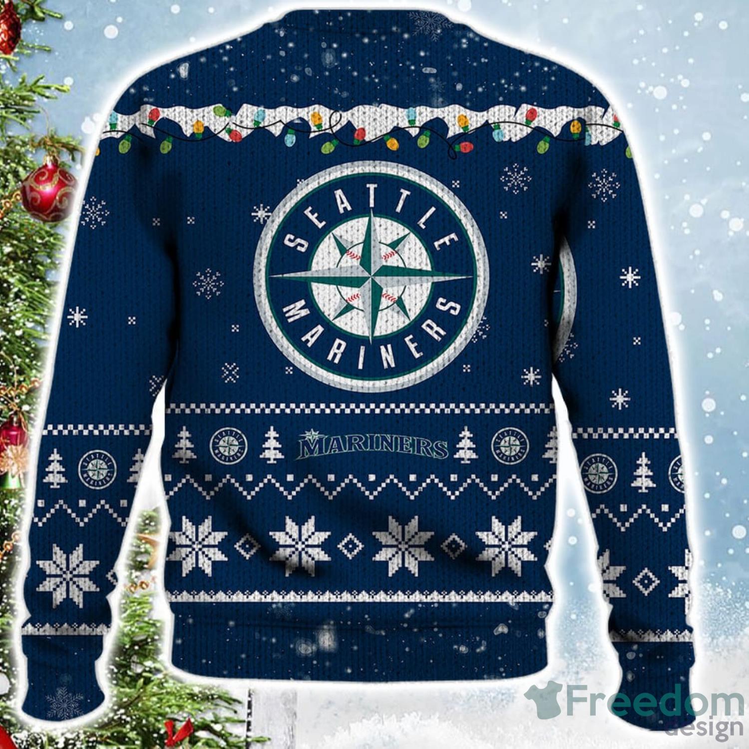 Seattle Mariners MLB Ugly Light Up Sweater