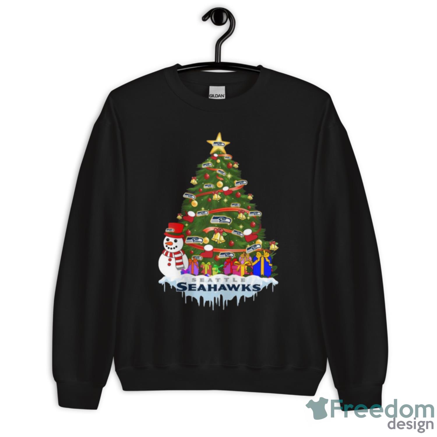 Seattle Seahawks Merry Christmas Nfl Football Sports Shirt image Seattle Seahawks Merry Christmas Nfl Football Sports Shirt - Unisex Crewneck Sweatshirt