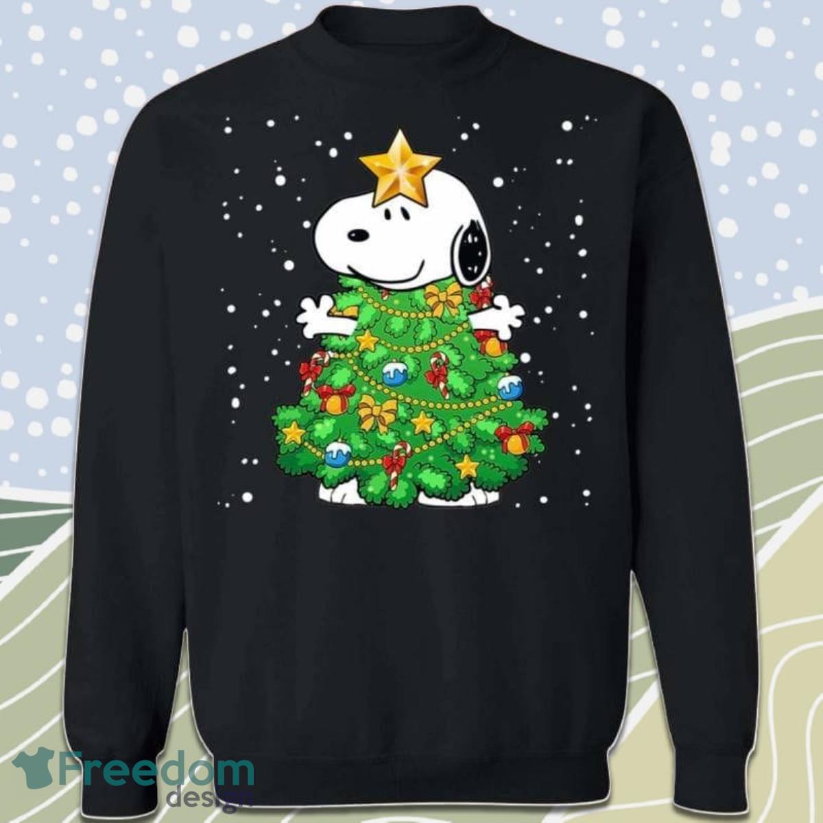 Snoopy Christmas Tree Cosplay Sweatshirt Xmas Gift Product Photo 1