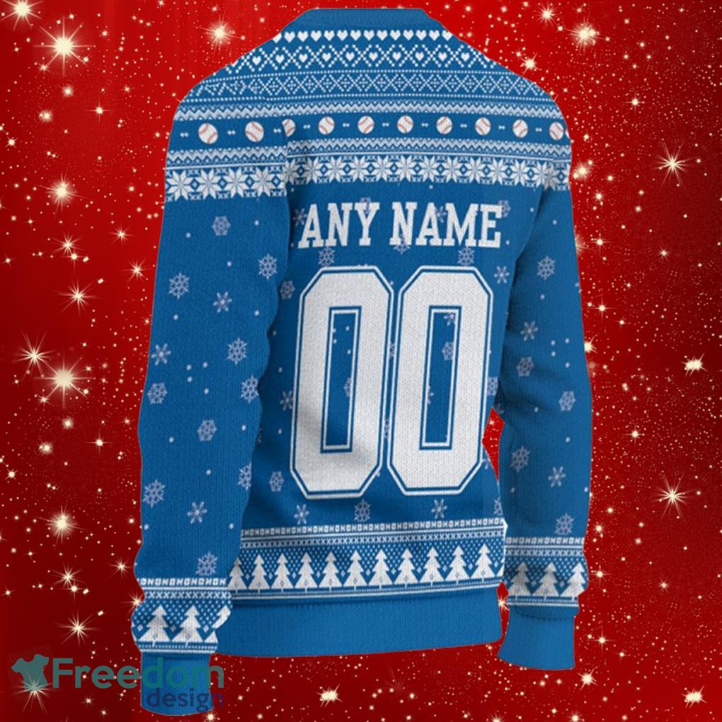 Snoopy Los Angeles Dodgers Personalized All Over Print Ugly Sweater