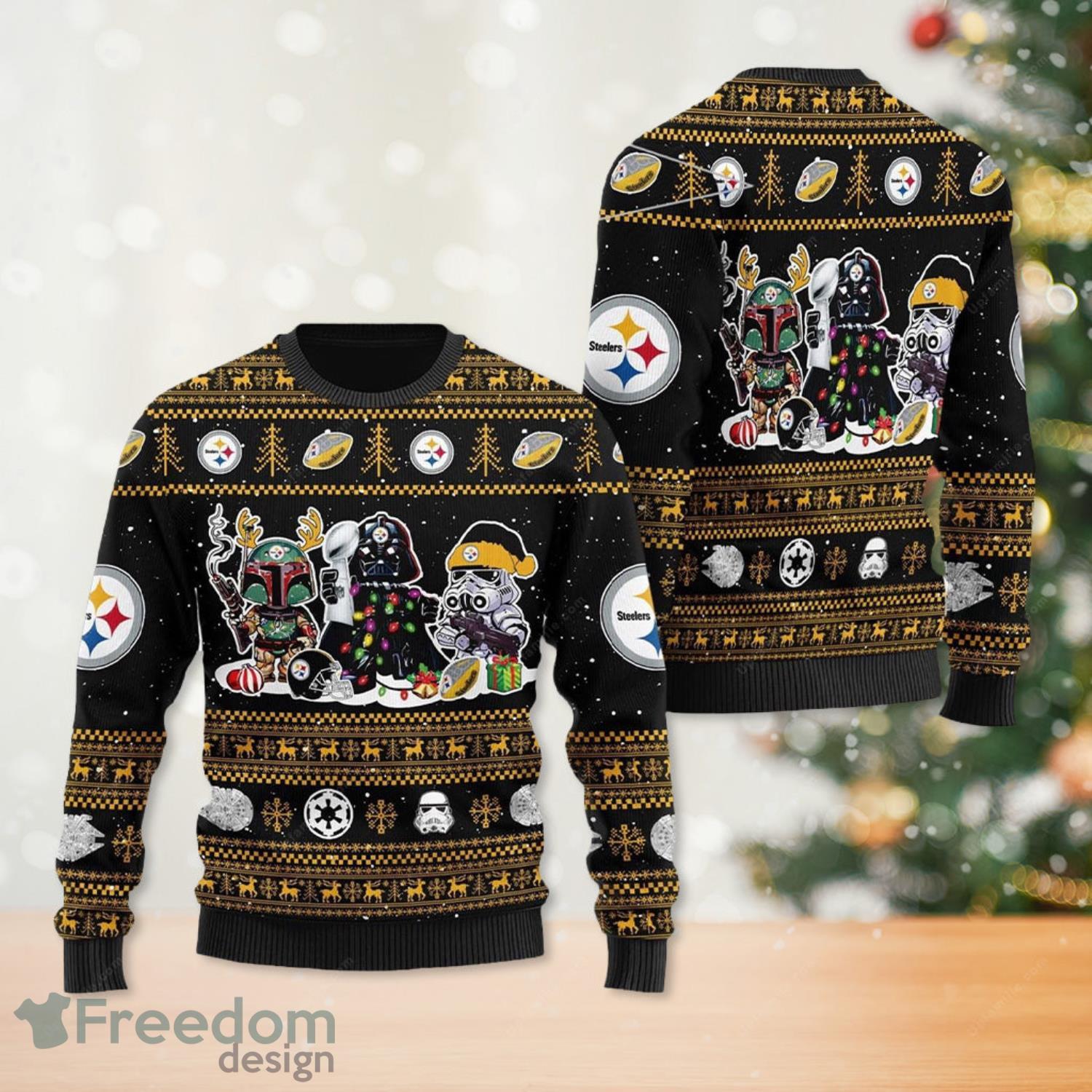 pittsburgh steelers ugly christmas sweater