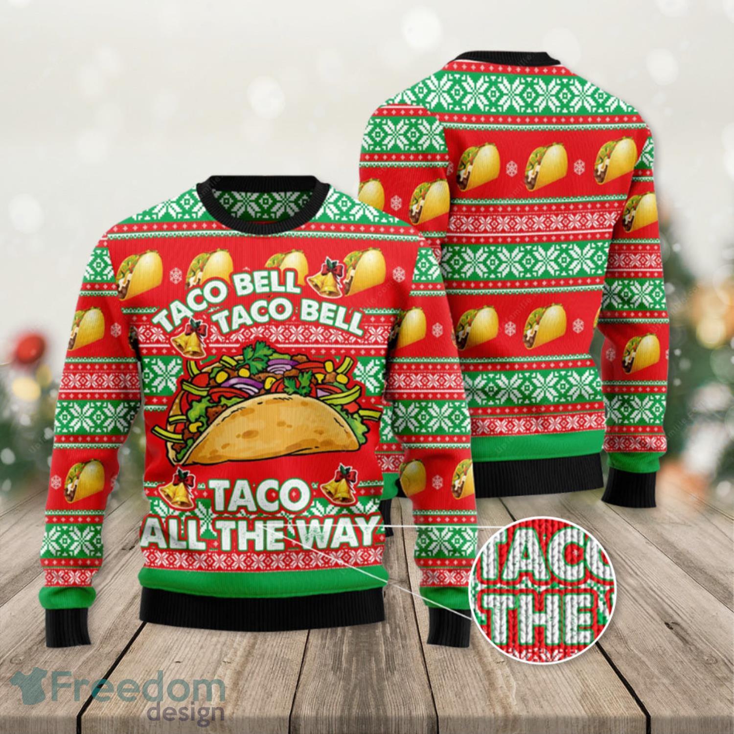 Taco bell cheap christmas sweater