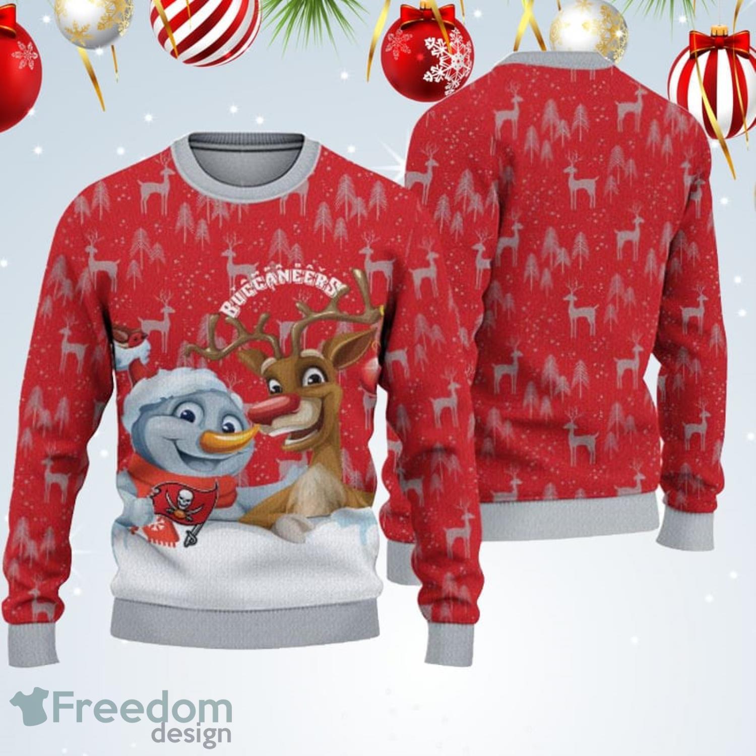 Tampa Bay Buccaneers Fans Reindeer Retail Ugly Christmas Sweater -  Freedomdesign