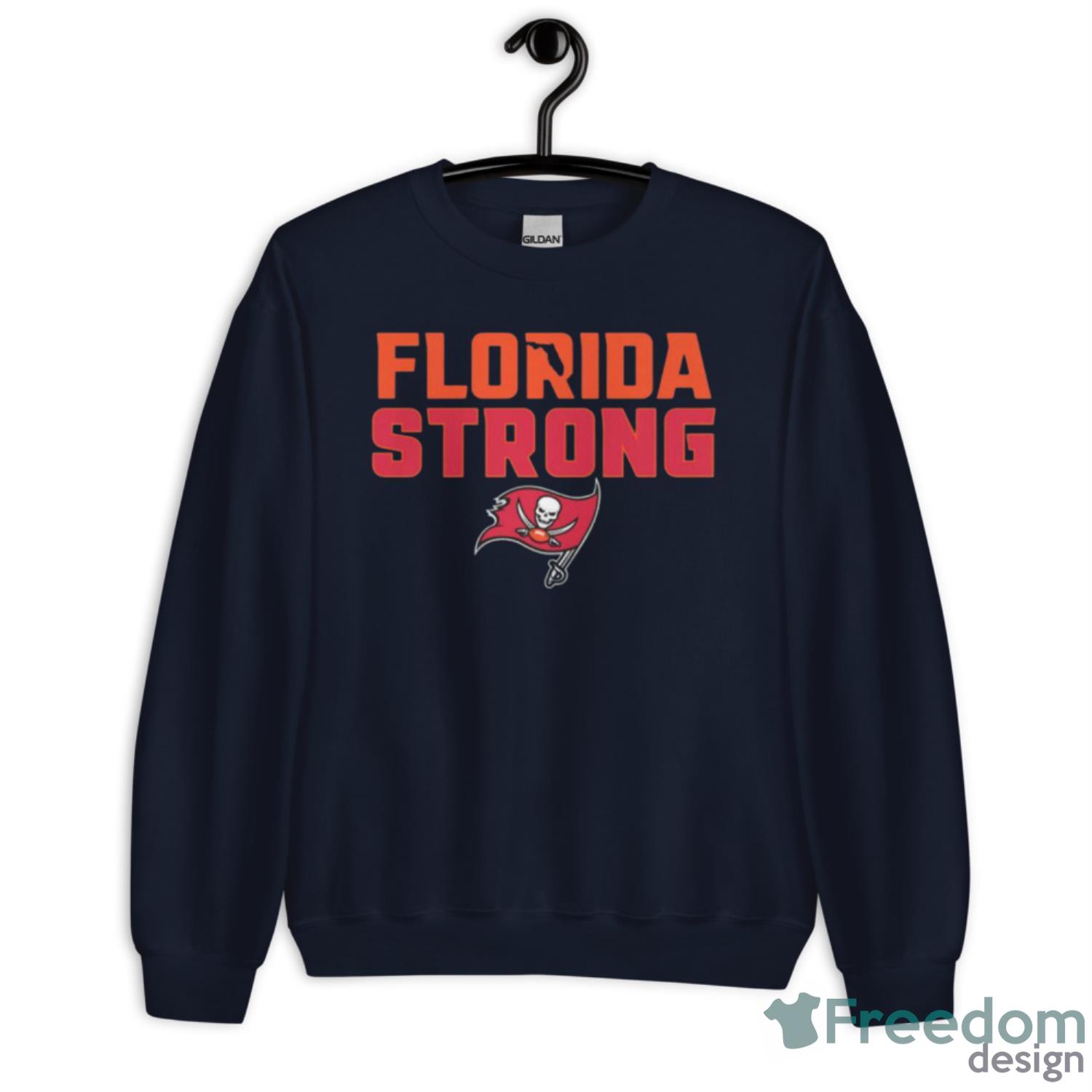 Tampa Bay Buccaneers Florida Strong T-Shirt - Unisex Crewneck Sweatshirt-1 Tampa Bay Buccaneers Florida Strong T-Shirt - Unisex Crewneck Sweatshirt-1