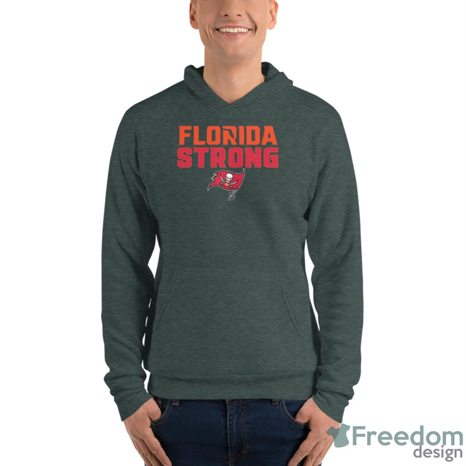 Tampa Bay Buccaneers Florida Strong T-Shirt - Unisex Fleece Pullover Hoodie-1 Tampa Bay Buccaneers Florida Strong T-Shirt - Unisex Fleece Pullover Hoodie-1