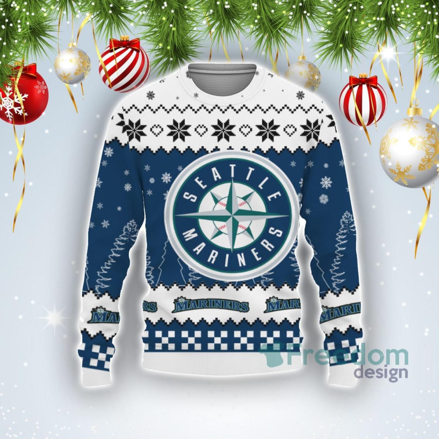 Seattle Mariners Custom New Uniforms For Fan Gear Ugly Xmas Sweater Gift  Holidays - YesItCustom