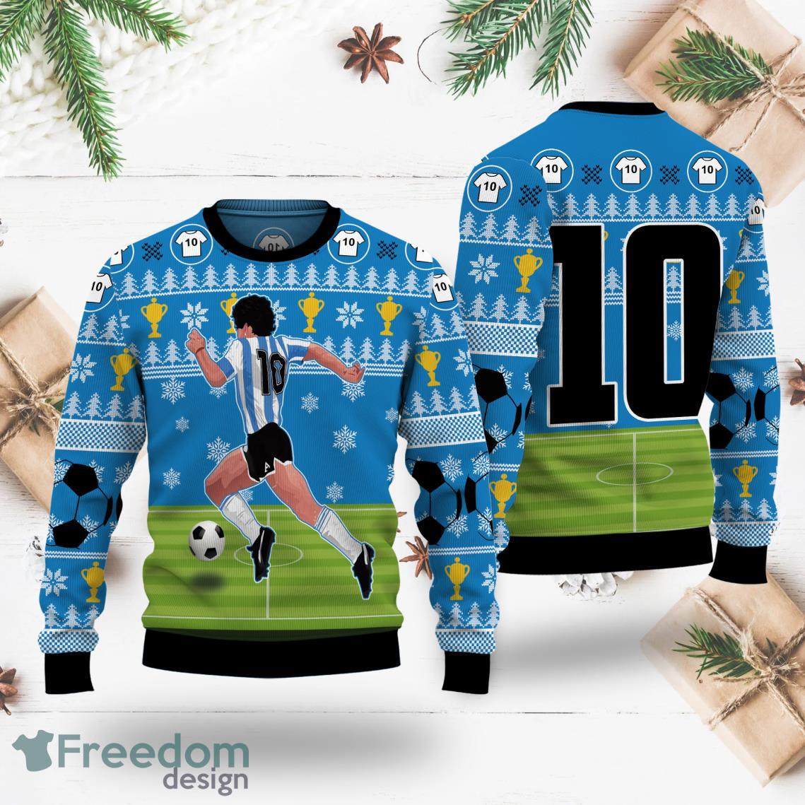 Argentina We Will Be Champion Football Cup Personalized Name Ugly Christmas  Sweaters For Men And Women - Reallgraphics