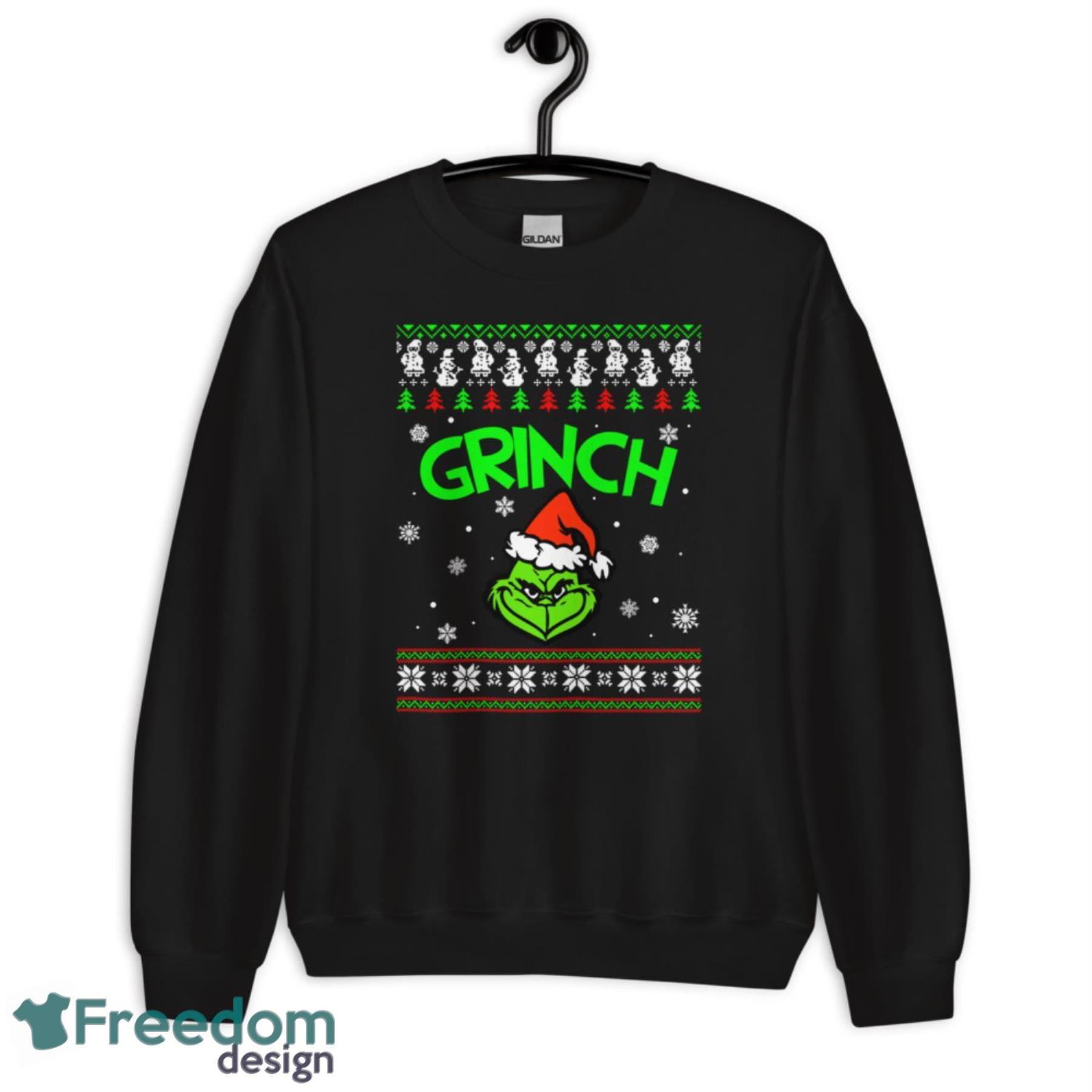 The Grinch Face Christmas sweatshirt - G185 Unisex Heavy Blend Crewneck Sweatshirt