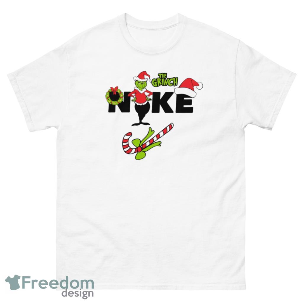 The Grinch Nike Merry Christmas Shirt - Unisex Classic T-Shirt