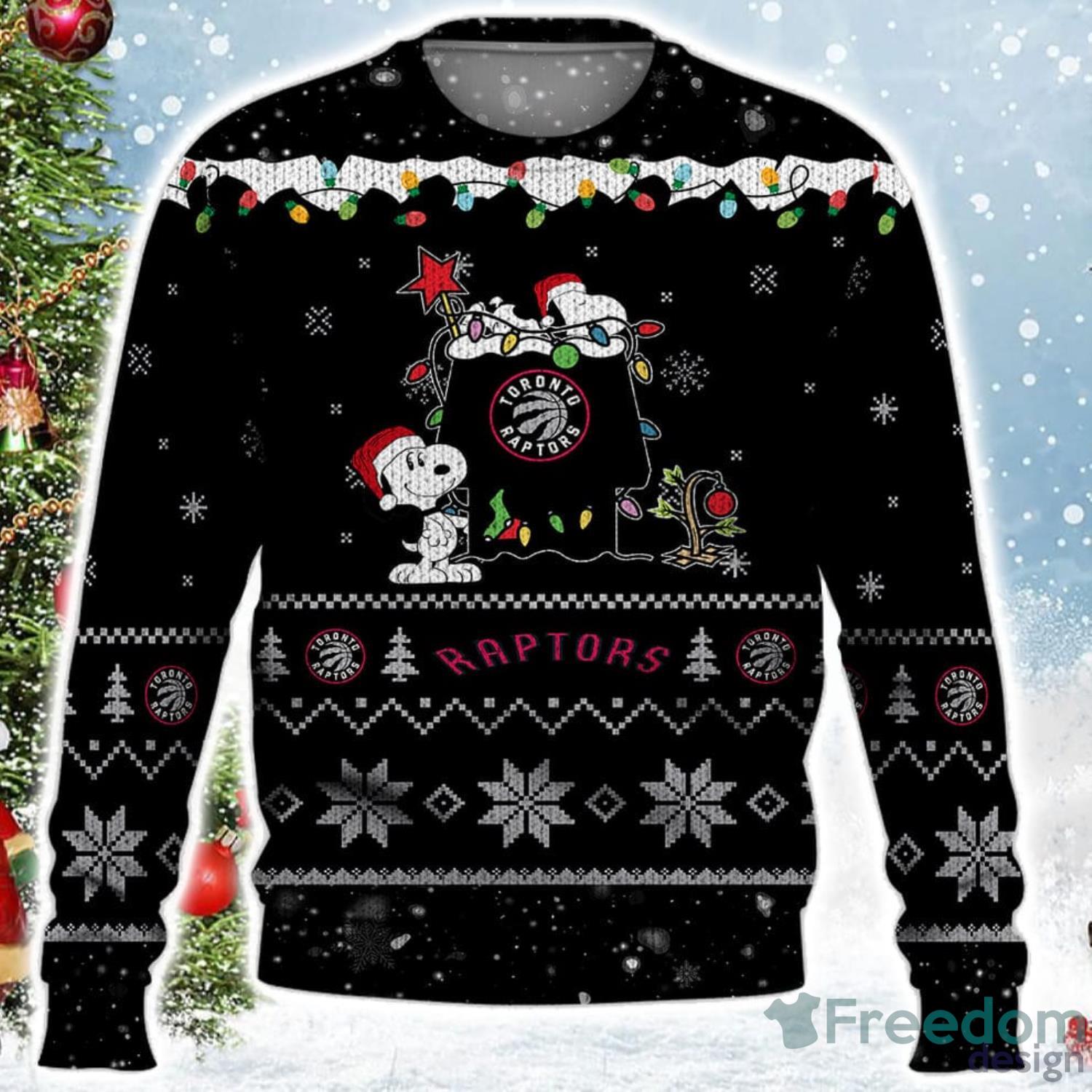 Toronto Raptors Sports 3D Hoodie Christmas Sweater