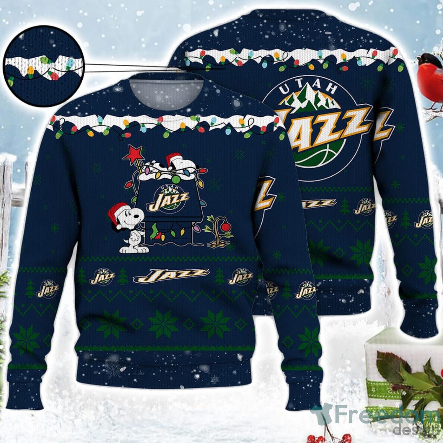 Utah Jazz Sports 3D Hoodie Christmas Sweater