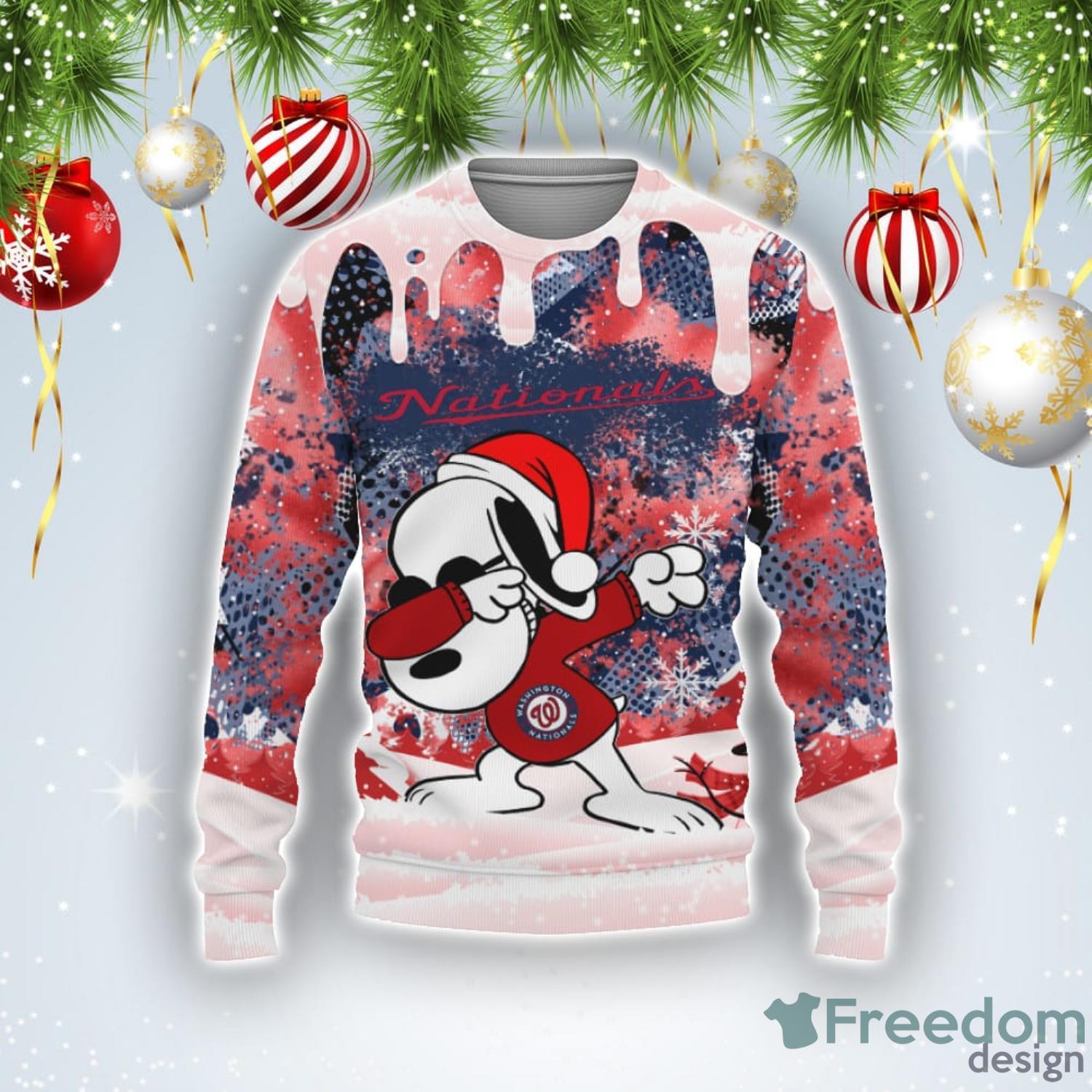 Washington Nationals Grinch Christmas AOP Sweater - Freedomdesign