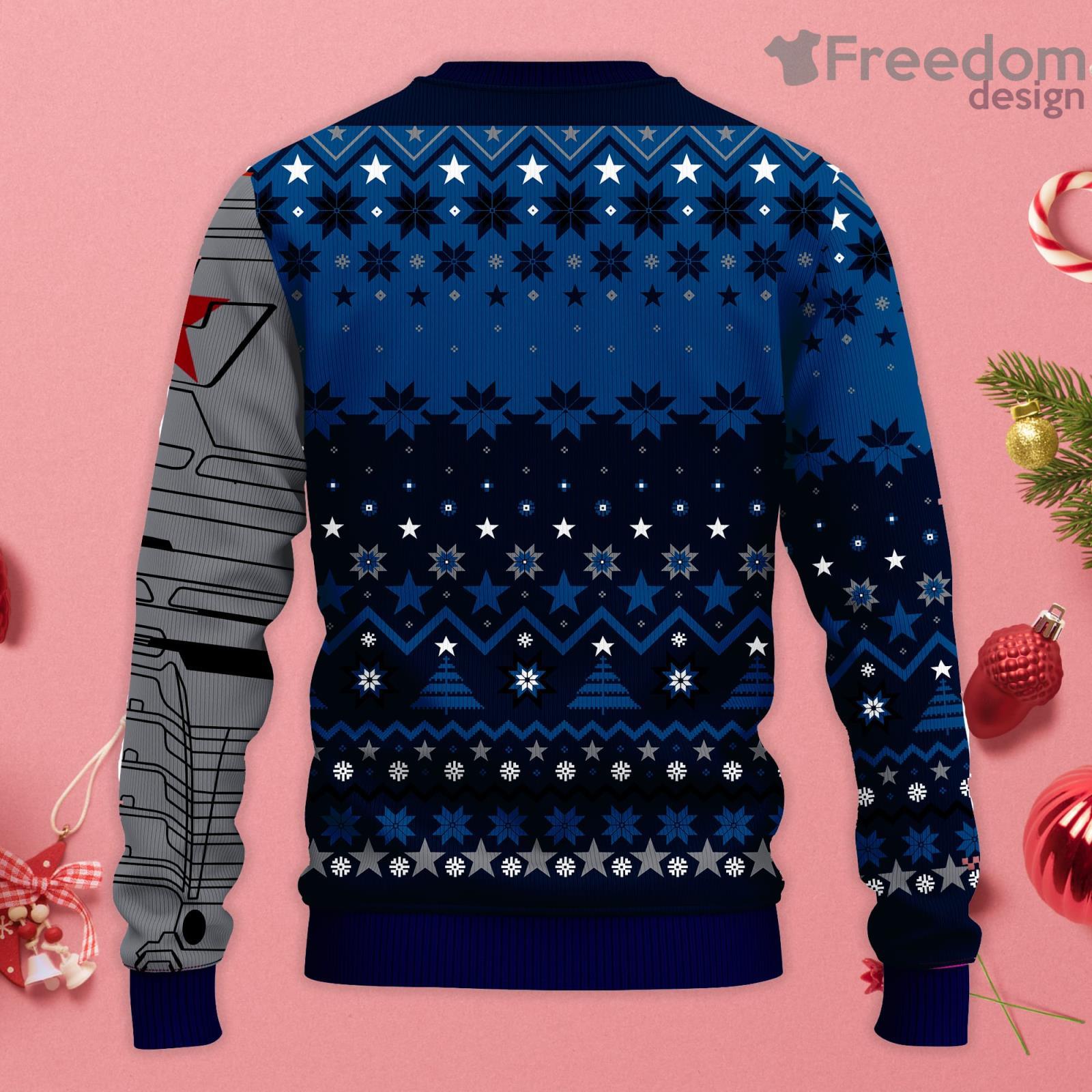 Winter Soldier Ugly Christmas Sweater Product Photo 2 Winter Soldier Ugly Christmas Sweater Product Photo 2