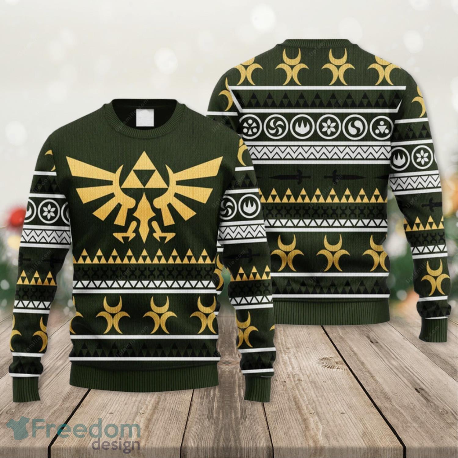 Zelda Legend Of Zelda Vintage Ugly Christmas Sweater Product Photo 1