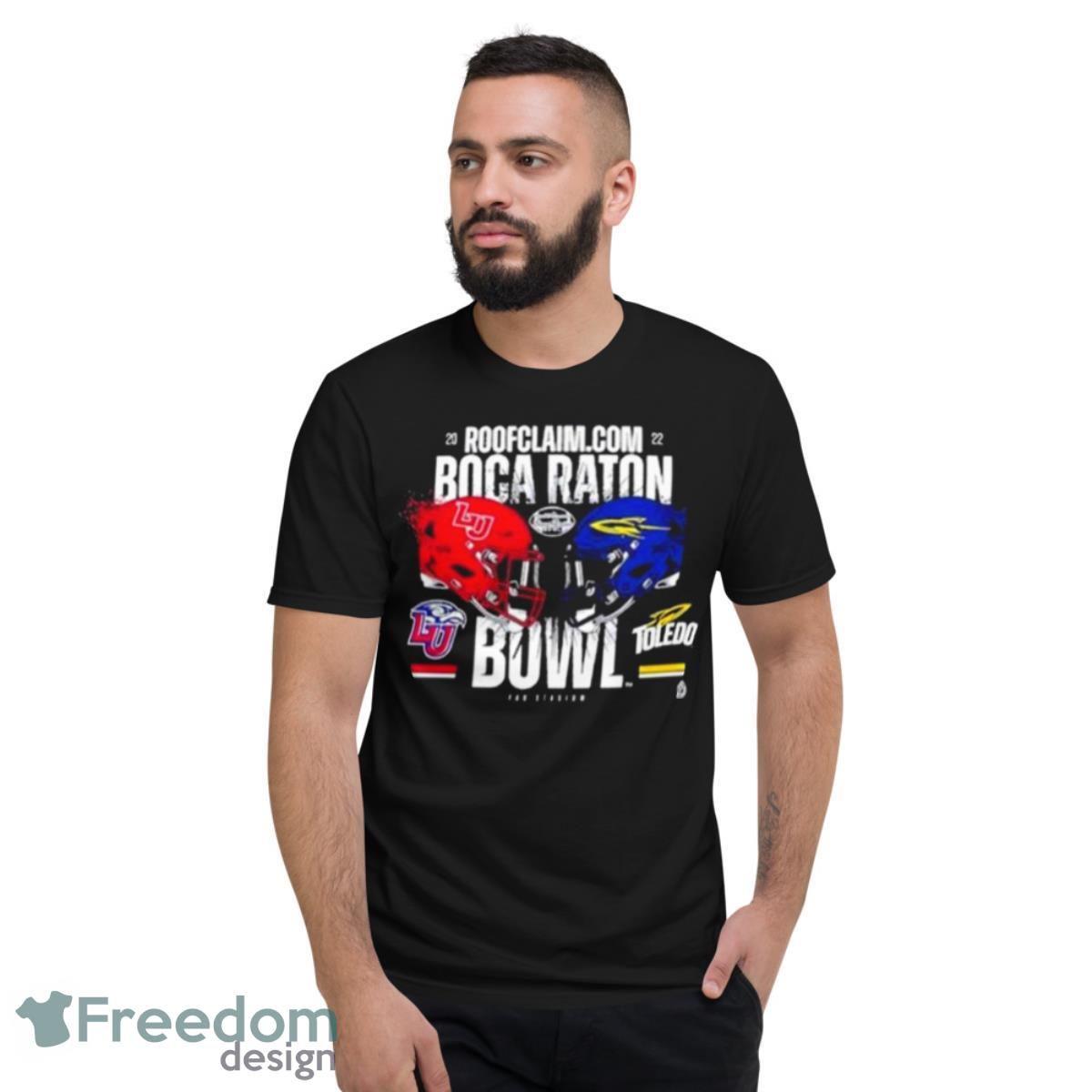 2022 Boca Raton Bowl Liberty Flames And Toledo Rockets Shirt - Short Sleeve T-Shirt