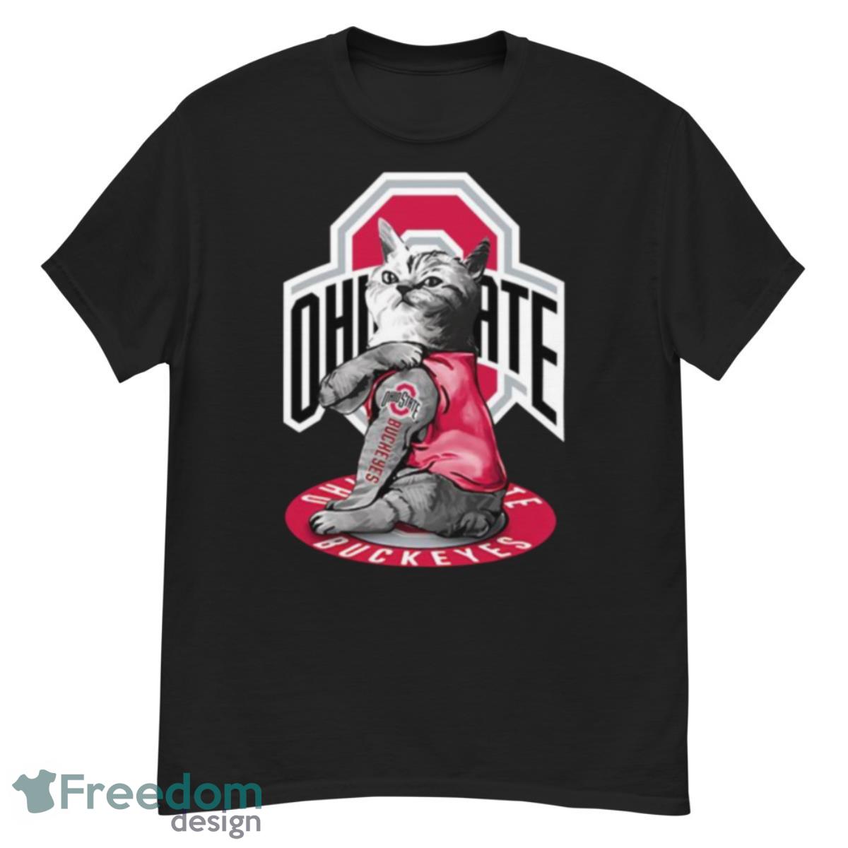 2022 Cat Tattoo Ohio State Buckeyes Shirt - G500 Men’s Classic T-Shirt