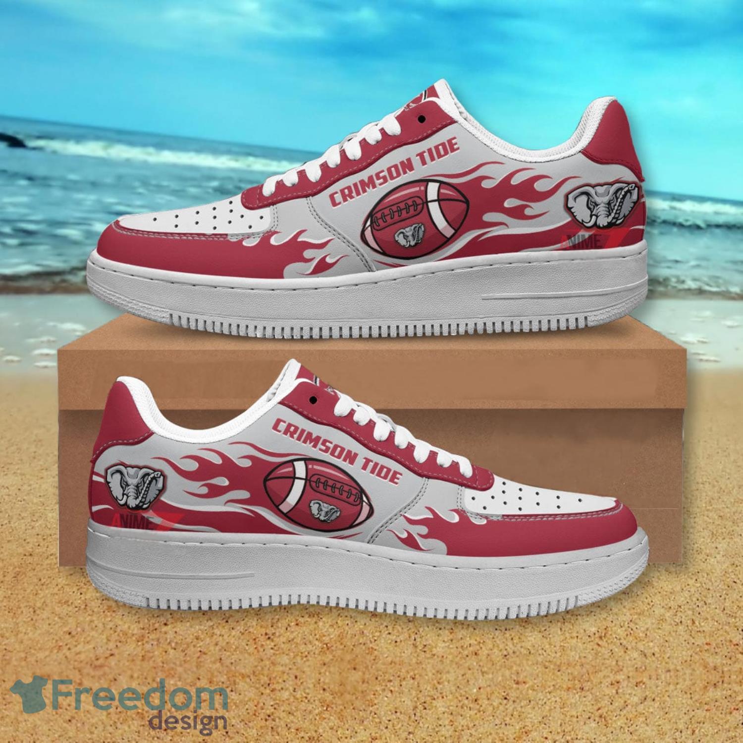 Alabama Crimson Tide NFL Air Force Shoes Gift For Fans Product Photo 1