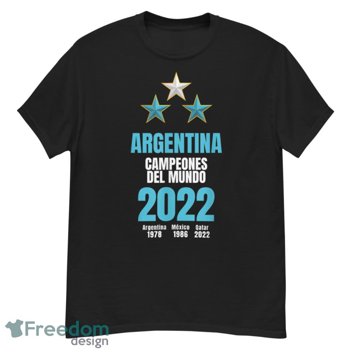 Argentina Campeones del Mundo 2022 For Fan Shirt - G500 Men’s Classic T-Shirt