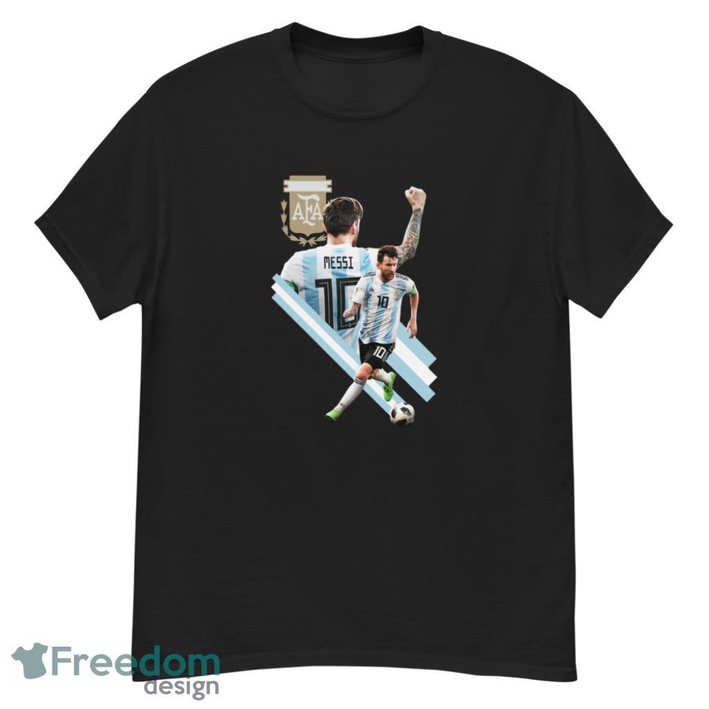 Argentina Messi World Cup 2022 Gift For Fan Dark Shirt Product Photo 1