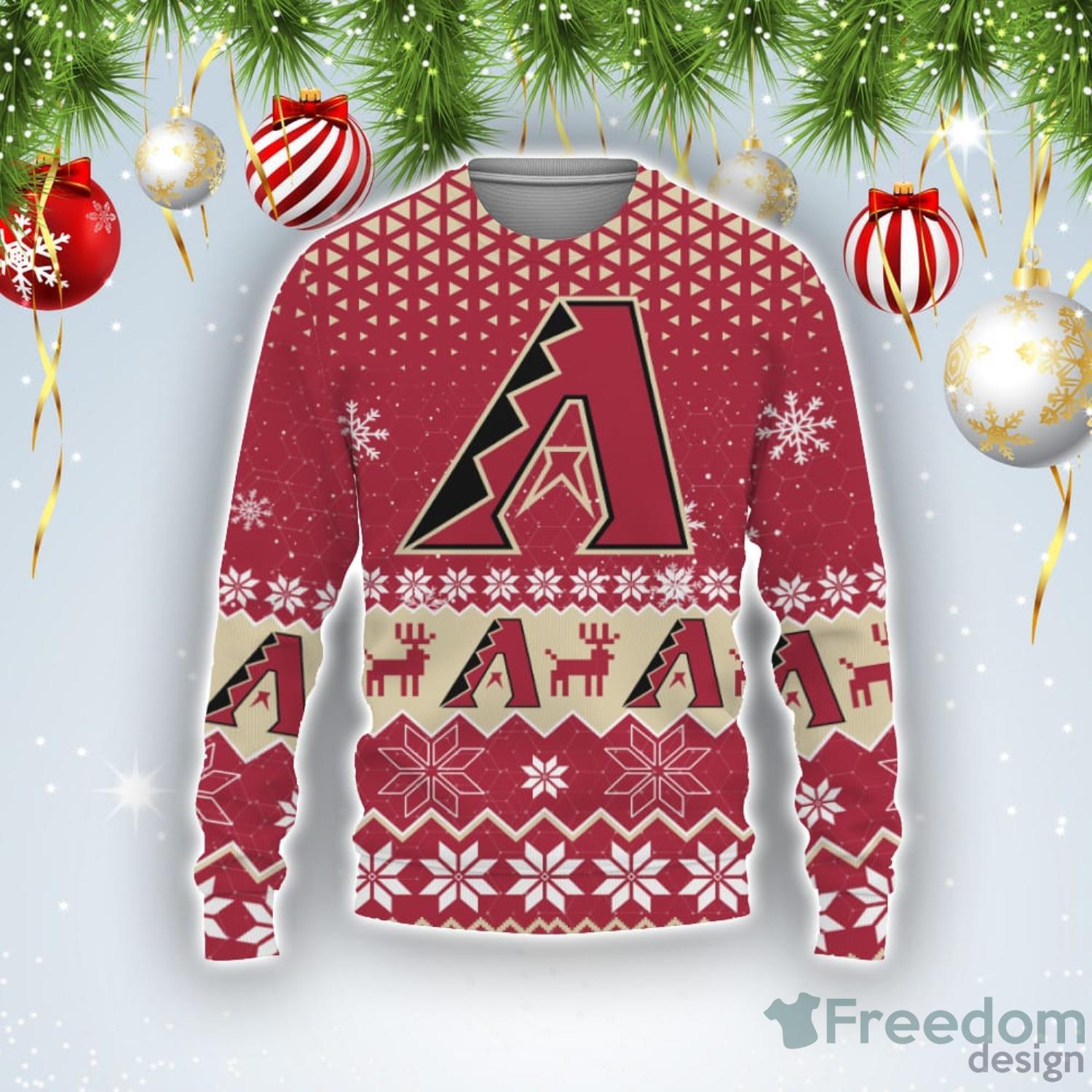 Arizona Diamondbacks Custom New Uniforms For Fan Gear Ugly Xmas Sweater -  Freedomdesign