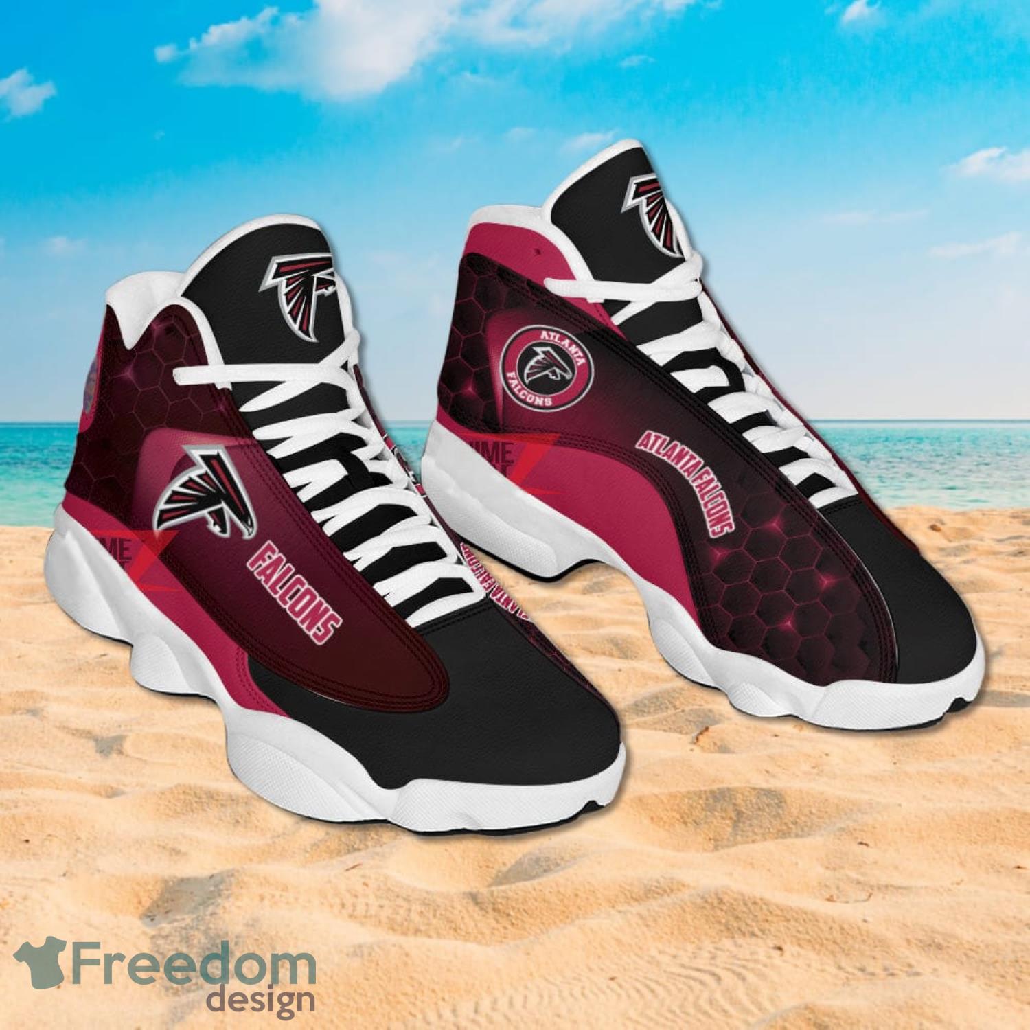 Atlanta Braves Air Jordan 13 Sneakers, Braves Custom Shoes - Reallgraphics