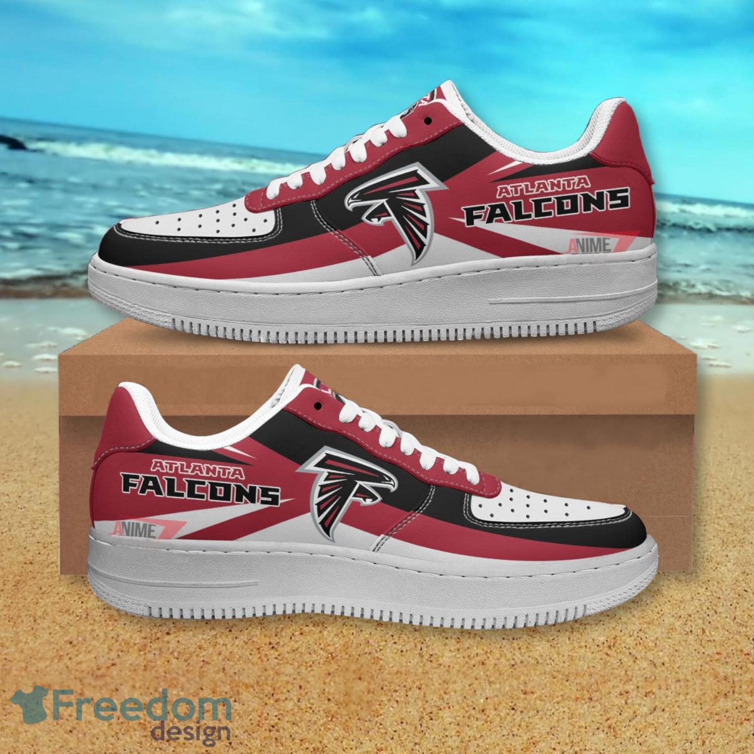 Atlanta Falcons NFL Red Air Force Shoes Gift For Fans Product Photo 1