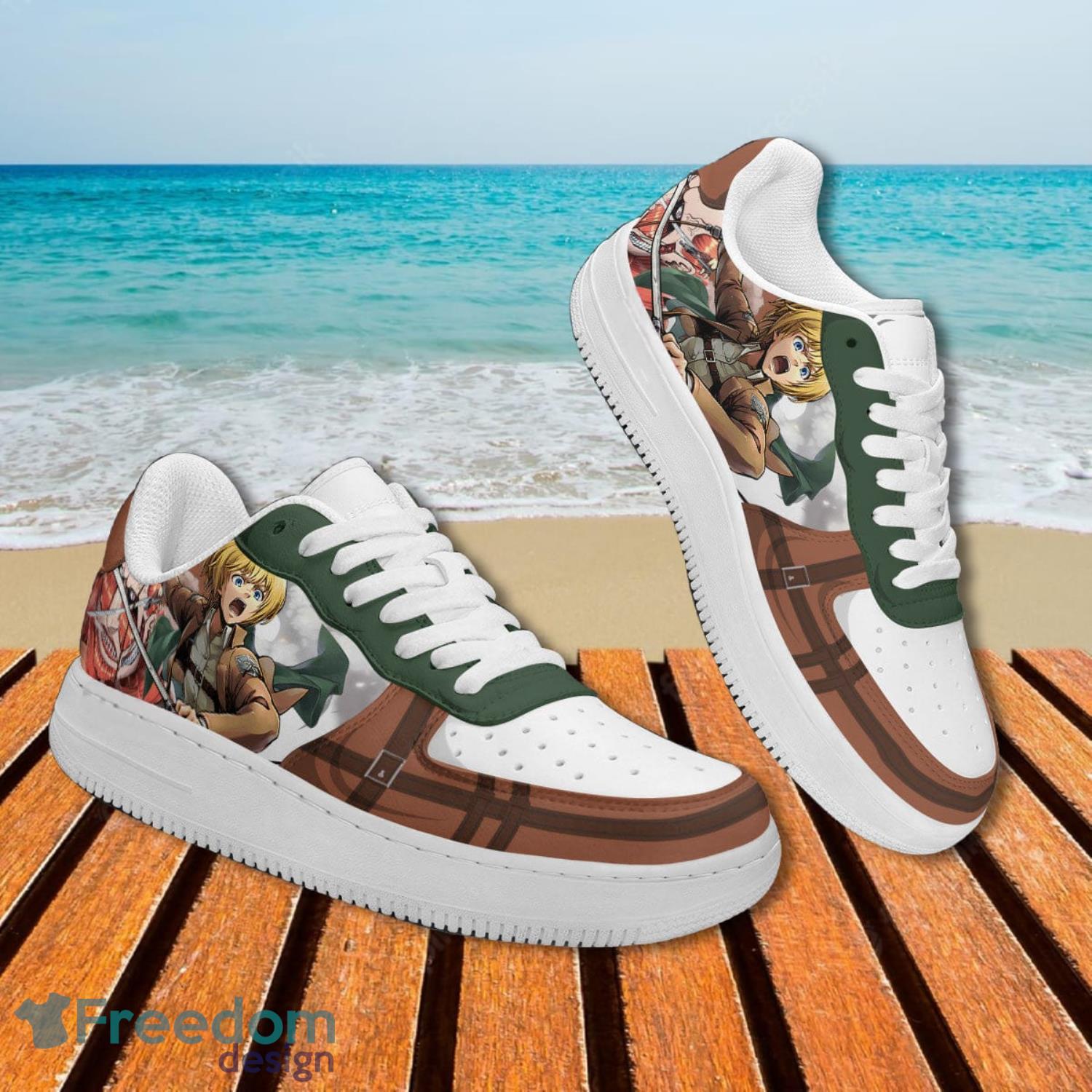 Attack On Titan Armin Arlert Air Force Shoes Gift For Animes Fans Product Photo 2