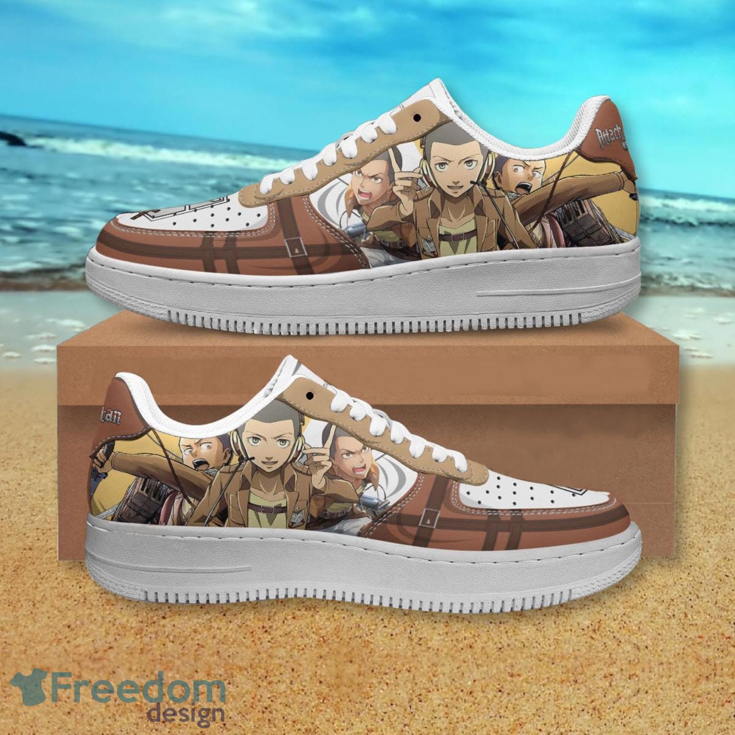 Attack On Titan Connie Air Force Shoes Gift For Anime's Fans Product Photo 1