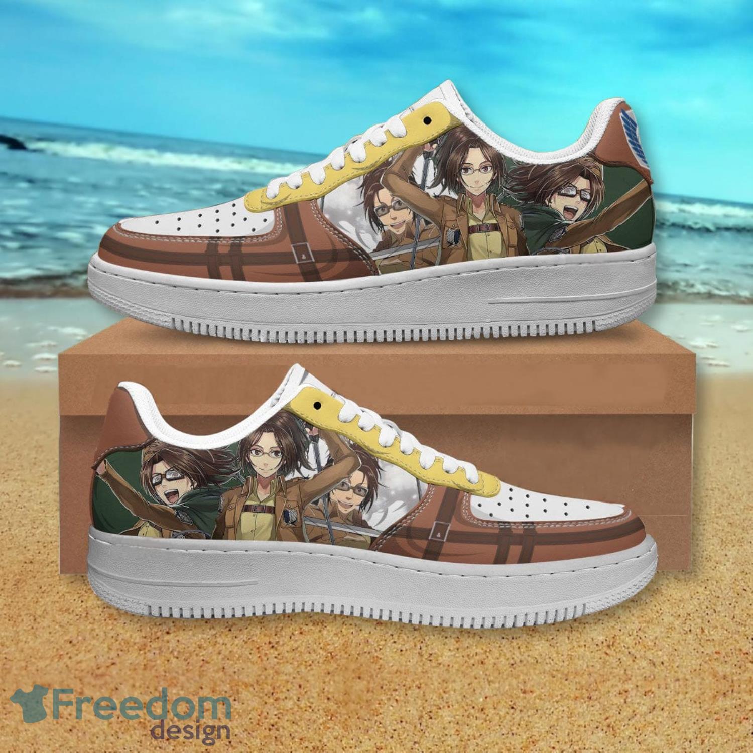 Attack On Titan Hange Zoe Air Force Shoes Gift For Anime's Fans Product Photo 1