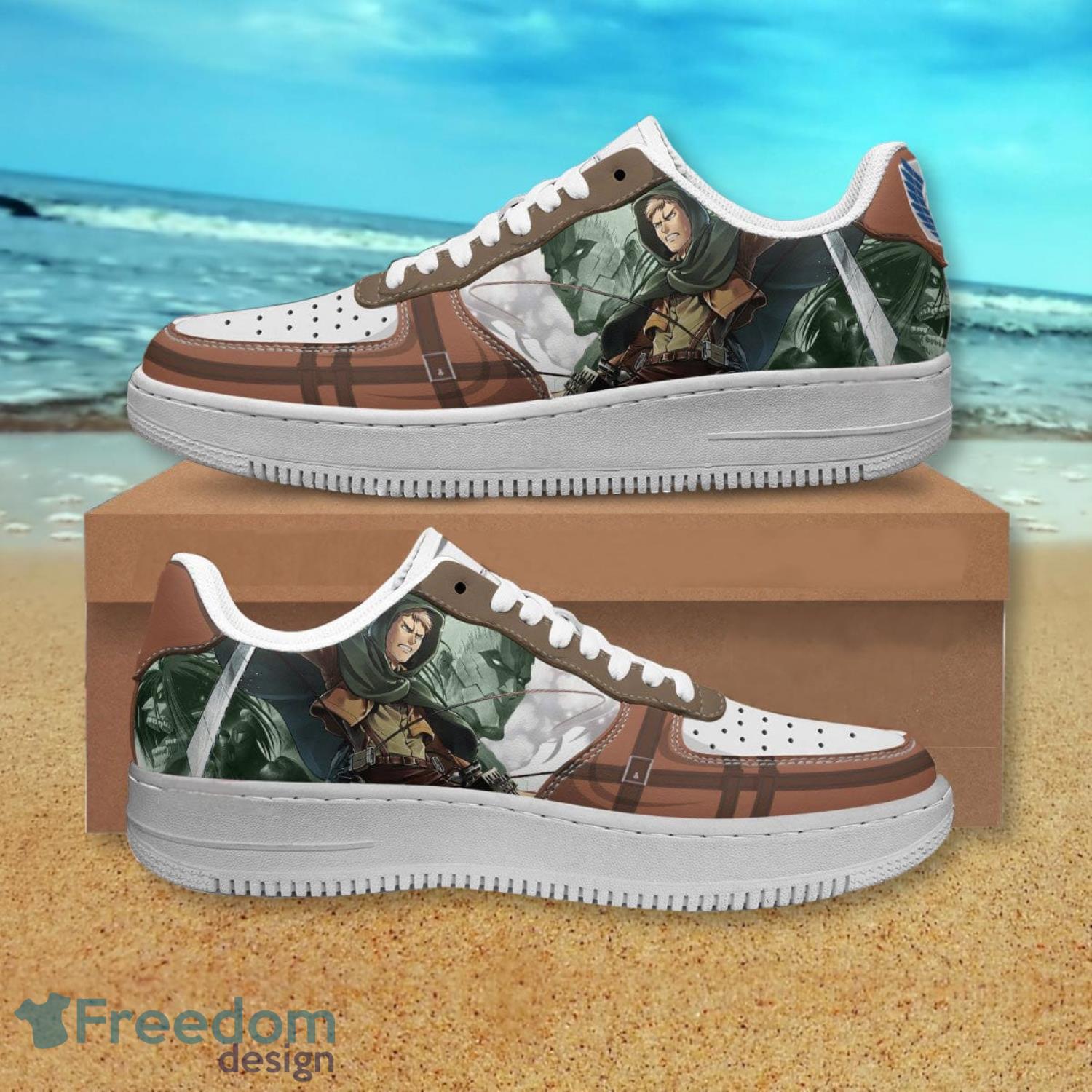 Attack On Titan Jean Kristein Air Force Shoes Gift For Anime's Fans Product Photo 1