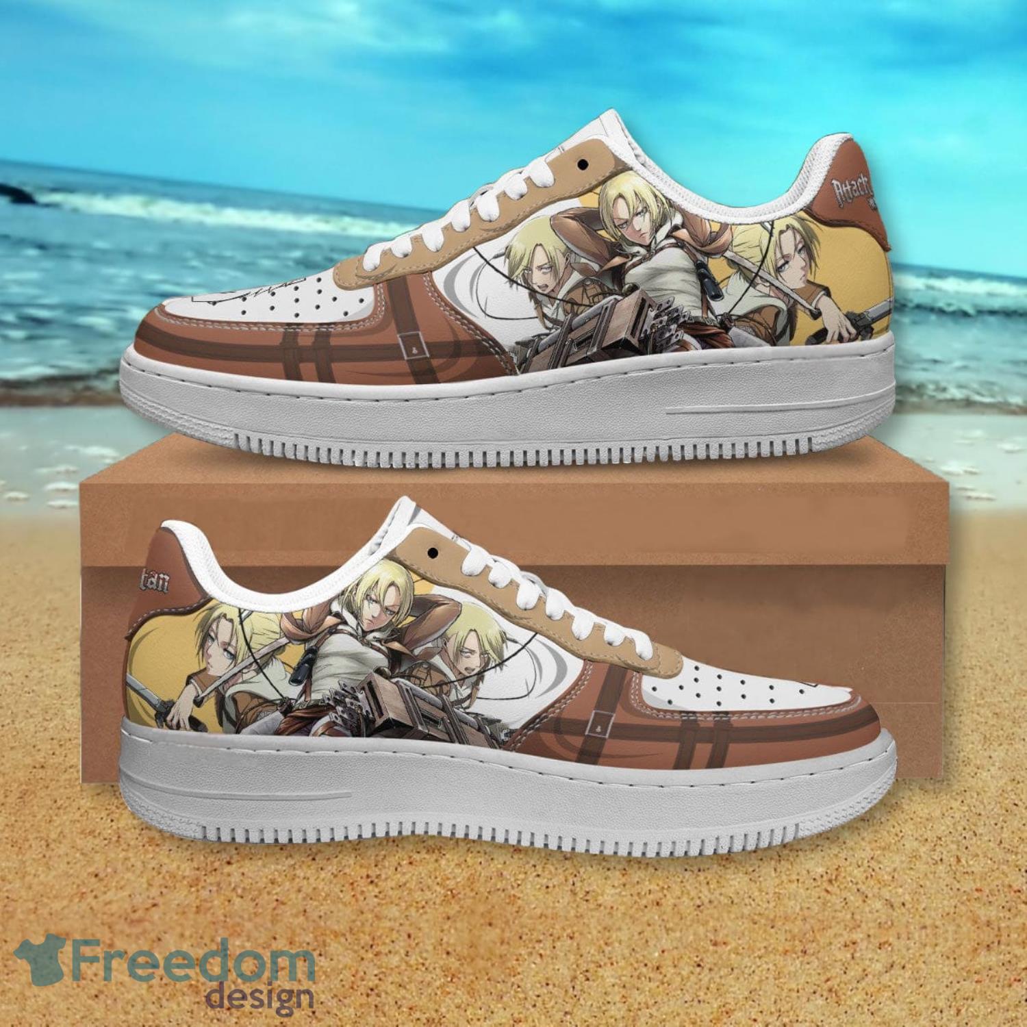 Attack On Titan Leonhart Air Force Shoes Gift For Anime's Fans Product Photo 1