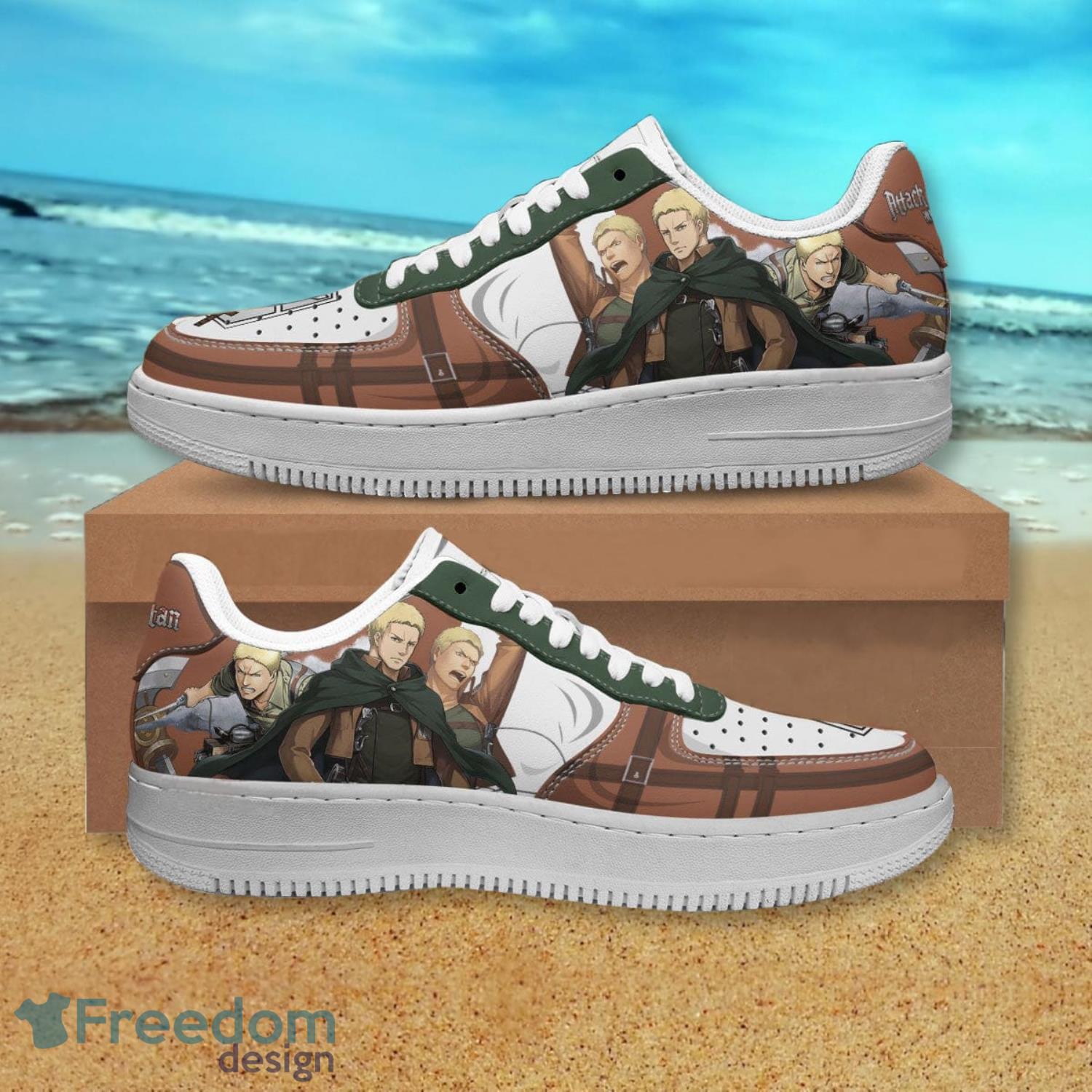 Attack On Titan Reiner Air Force Shoes Gift For Anime's Fans Product Photo 1