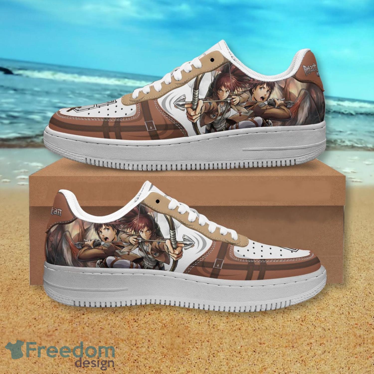 Attack On Titan Sasha Air Force Shoes Gift For Anime's Fans Product Photo 1