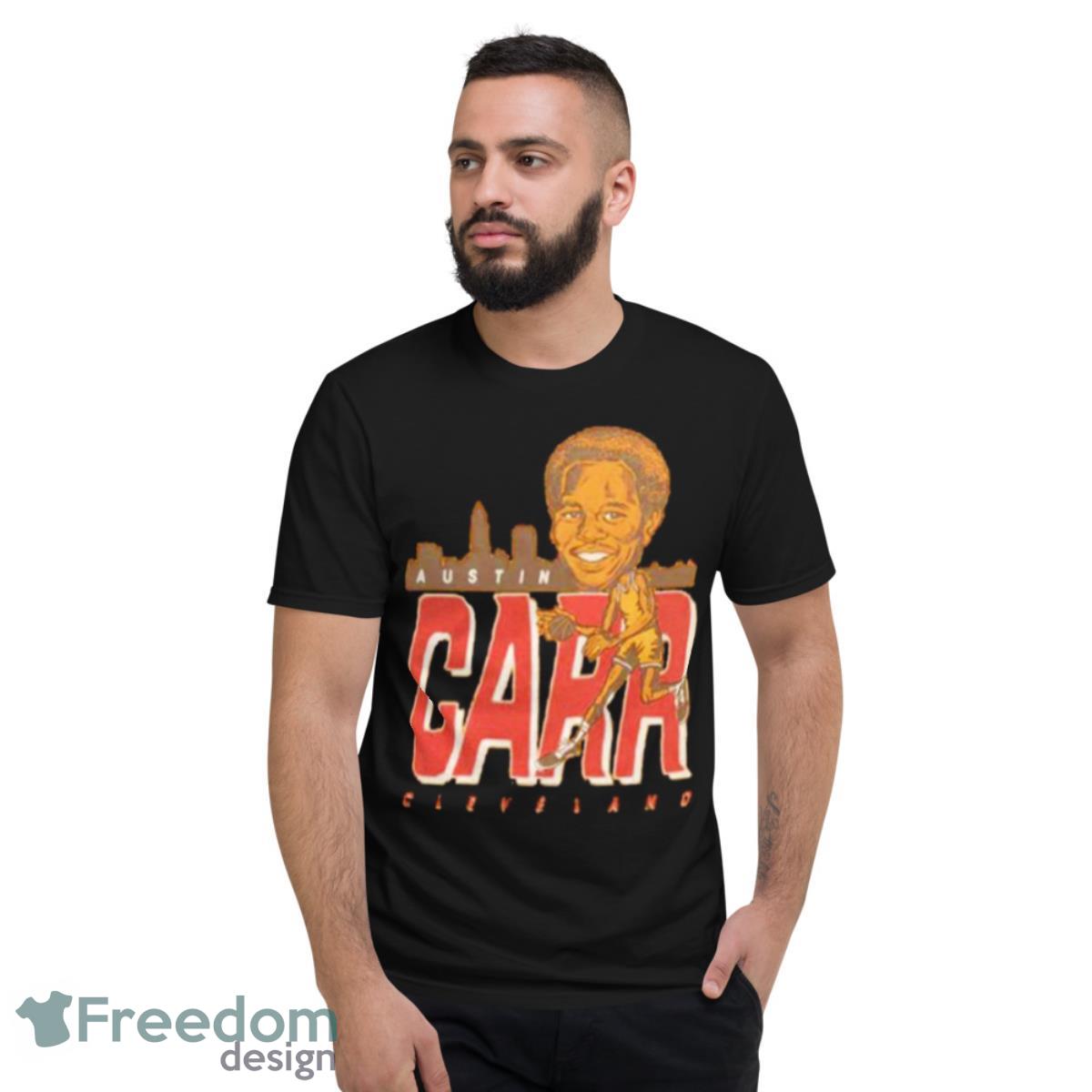 Austin Carr Cleveland Cavaliers caricature shirt - Short Sleeve T-Shirt